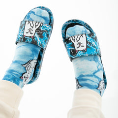 RIPNDIP Nikola Slides (Black/Blue)