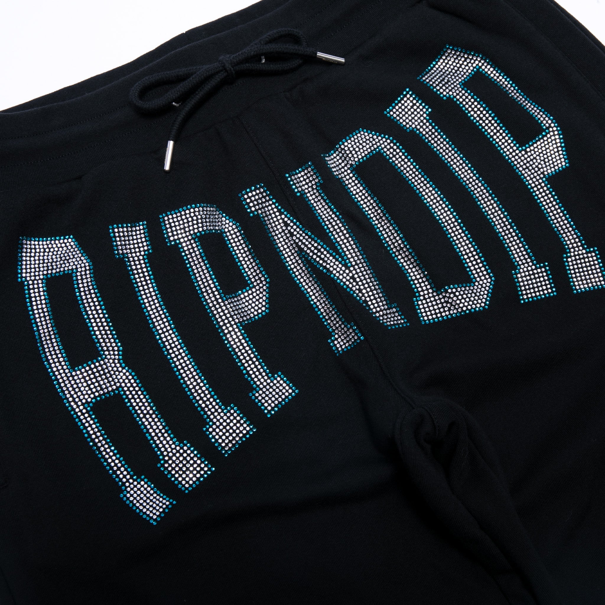 RIPNDIP Summer Revenge Rhinestone Sweatpants (Black)