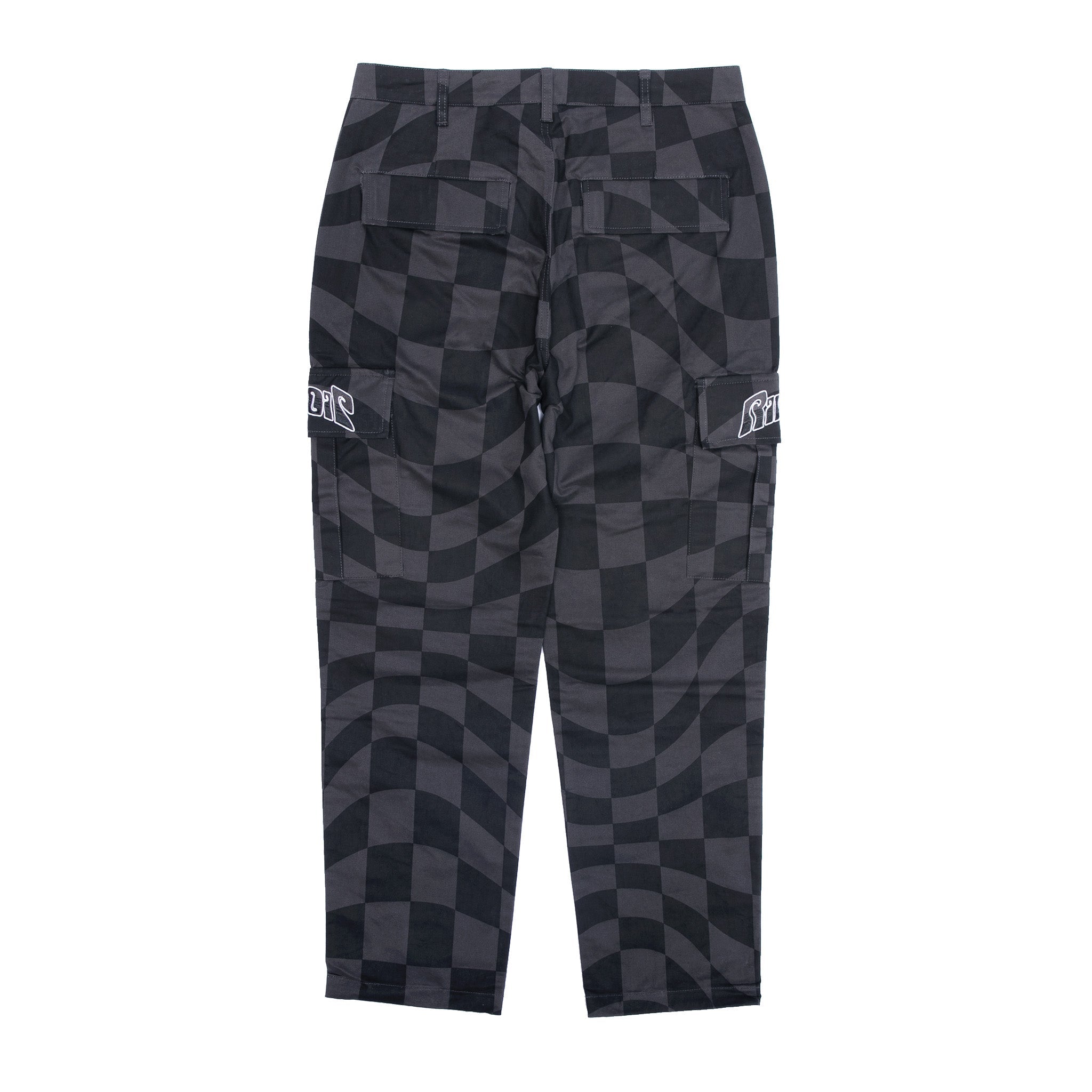 RIPNDIP Checked Cargo Pants (Black/Charcoal)