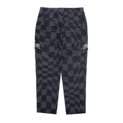 RIPNDIP Checked Cargo Pants (Black/Charcoal)
