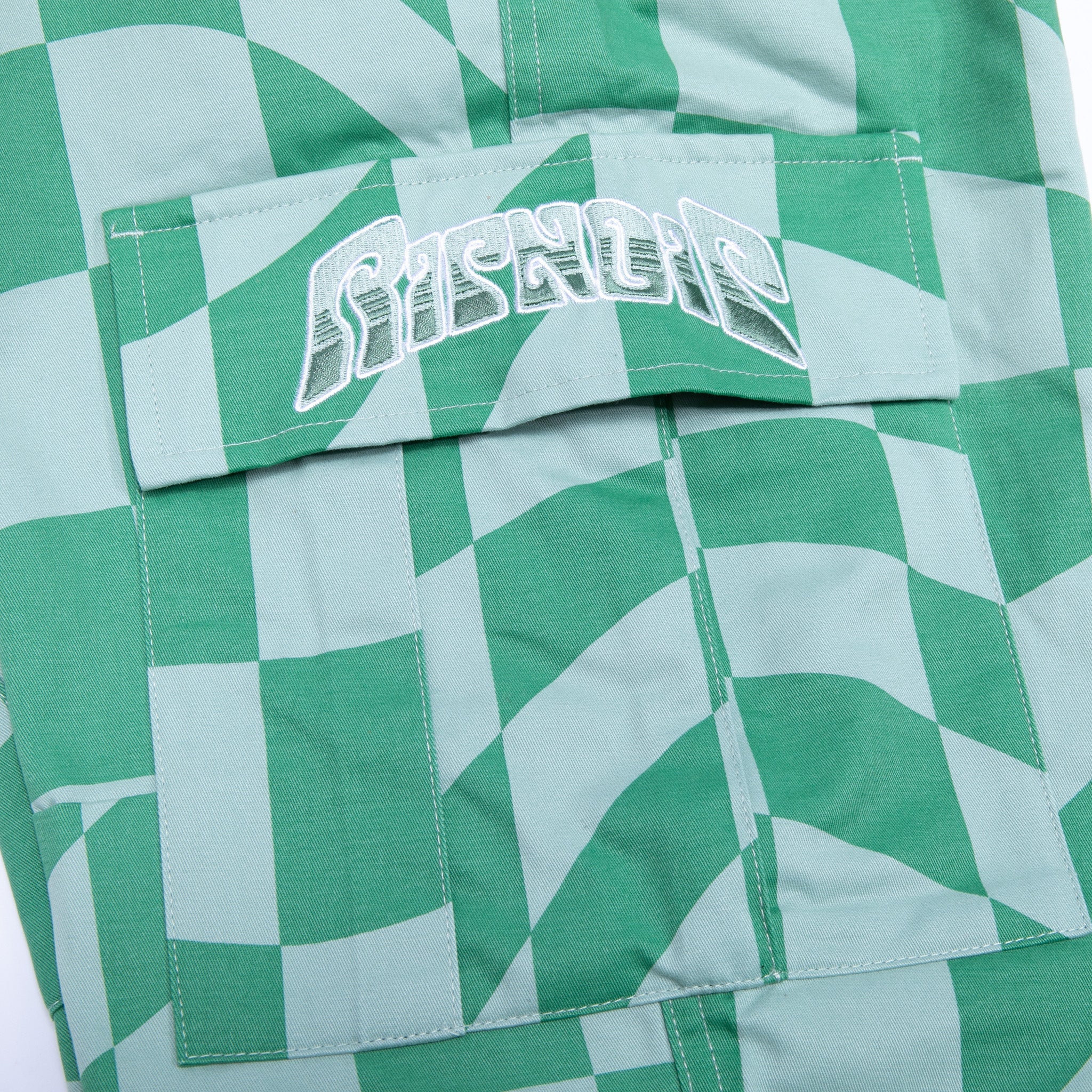 RIPNDIP Checked Cargo Pants (Olive/Pine)