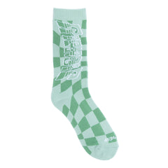 RIPNDIP Checked Socks (Olive)