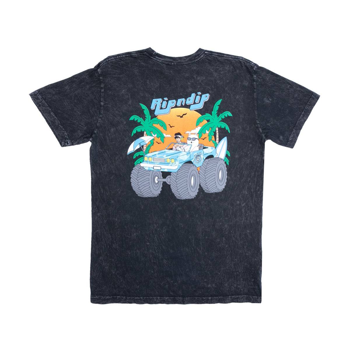 RIPNDIP Nerm Cruiser Tee (Black Mineral Wash)
