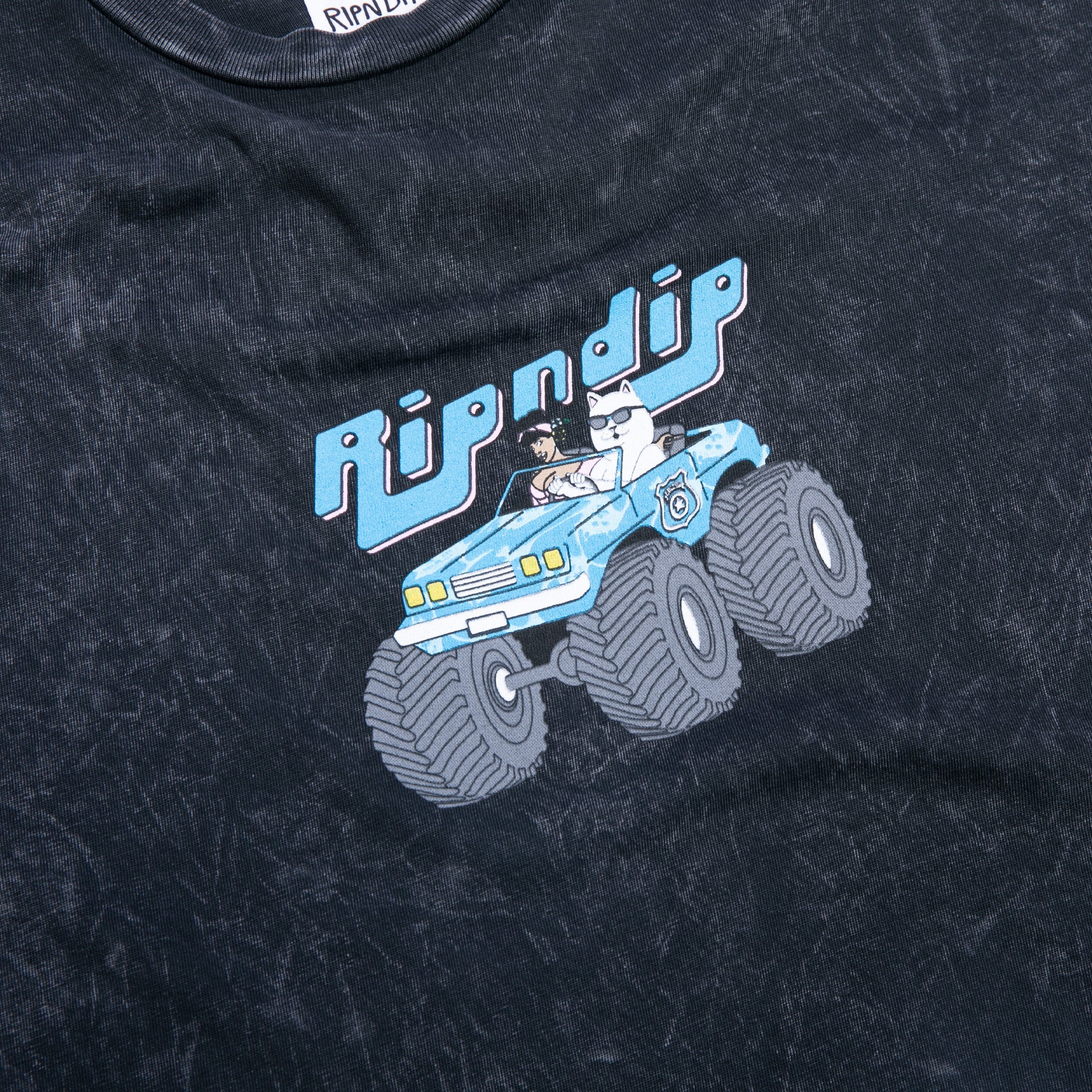 RIPNDIP Nerm Cruiser Tee (Black Mineral Wash)