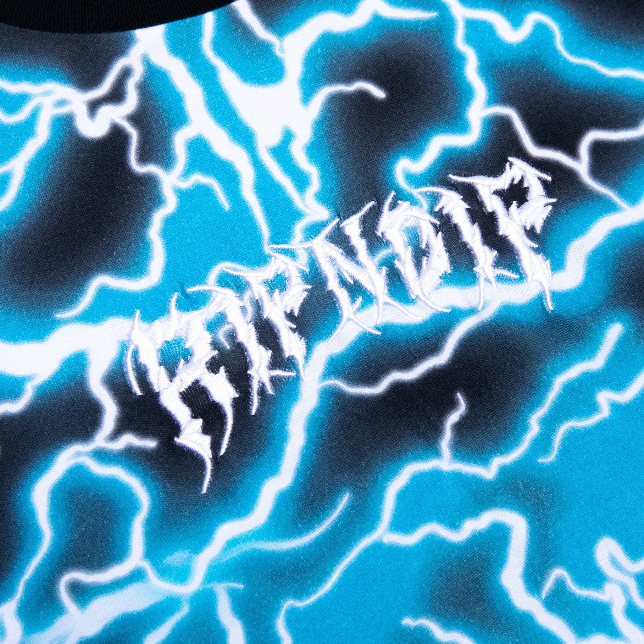 RIPNDIP Nikola Embroidered Tee (Black/Blue)