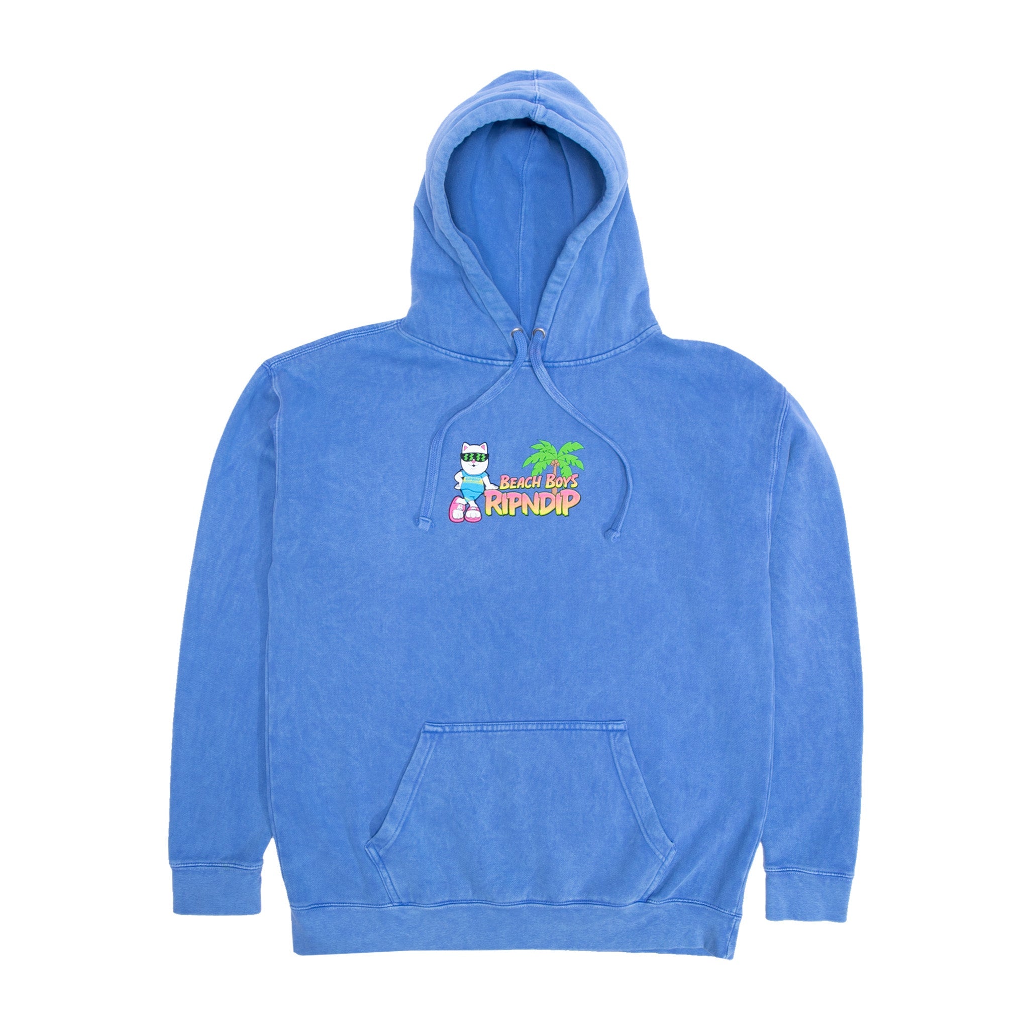 RIPNDIP Beach Boys Hoodie (Periwinkle Mineral Wash)