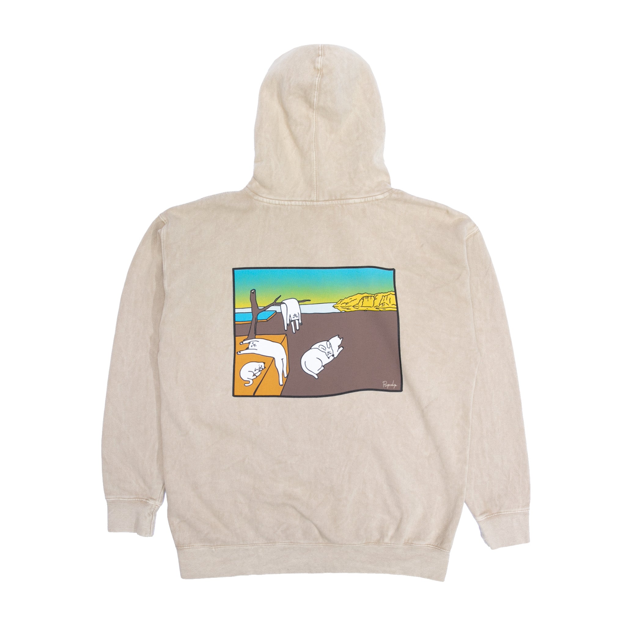 RIPNDIP Nermali Hoodie (Beige Mineral Wash)