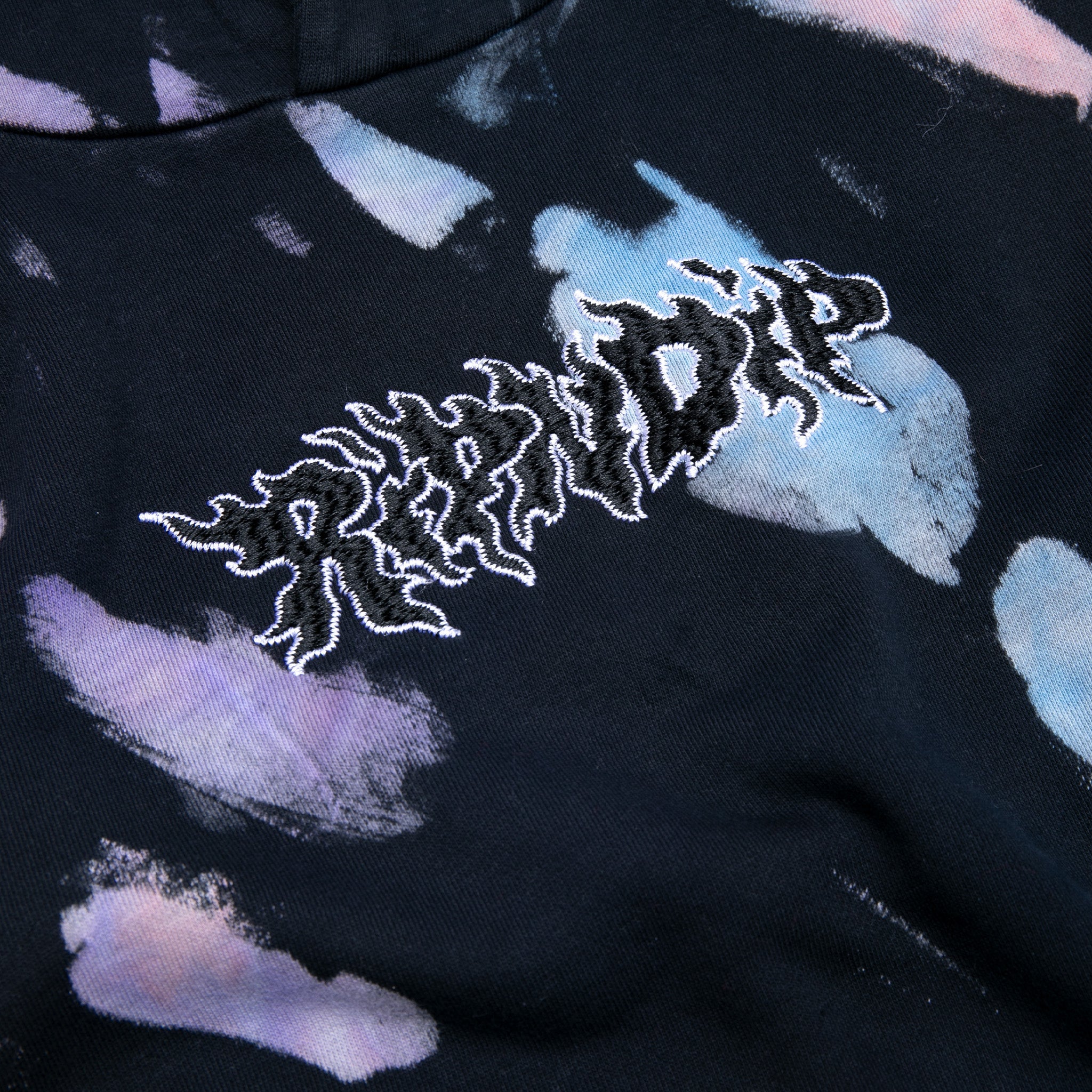 RIPNDIP Blaze Hoodie (Black/Peach/Purple Tie Dye)