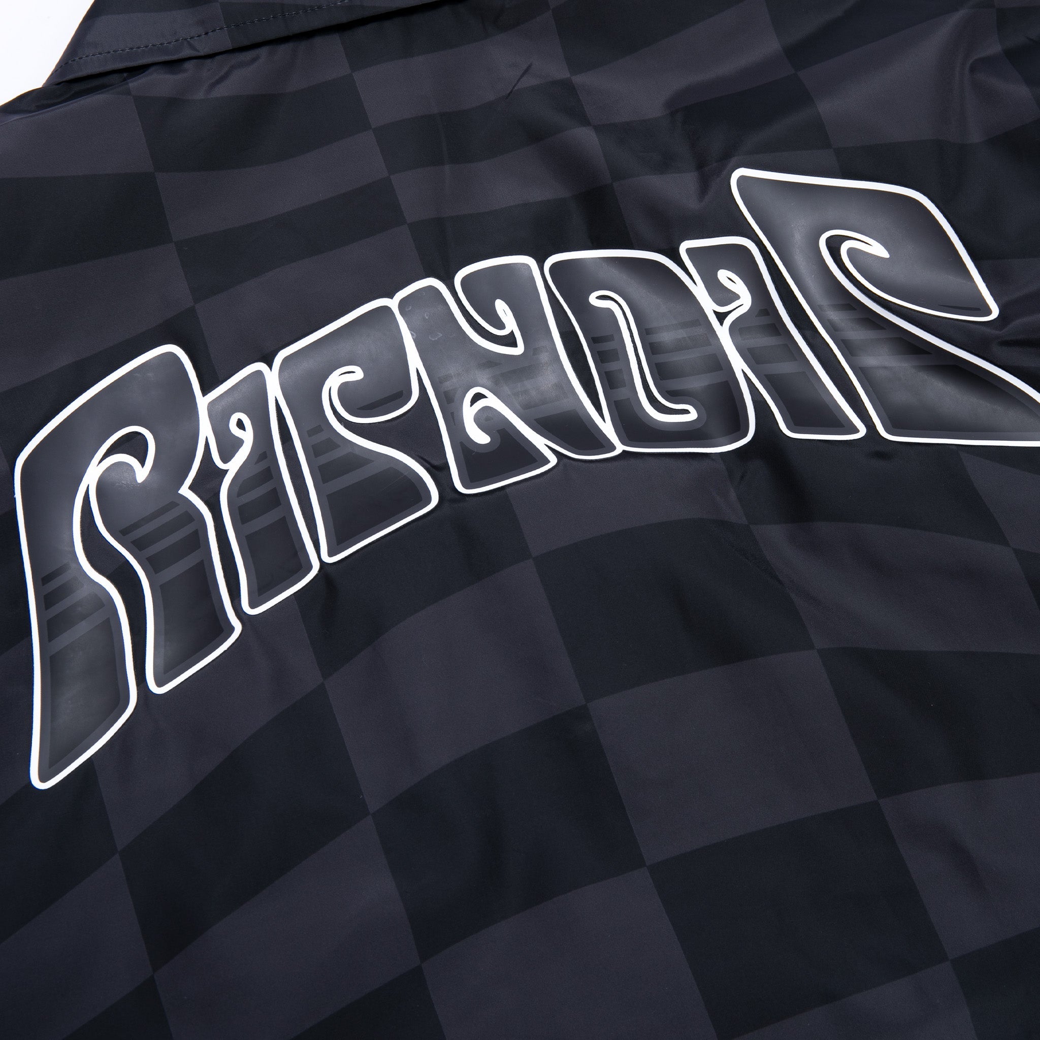RIPNDIP Checked Coaches Jacket (Black/Charcoal)