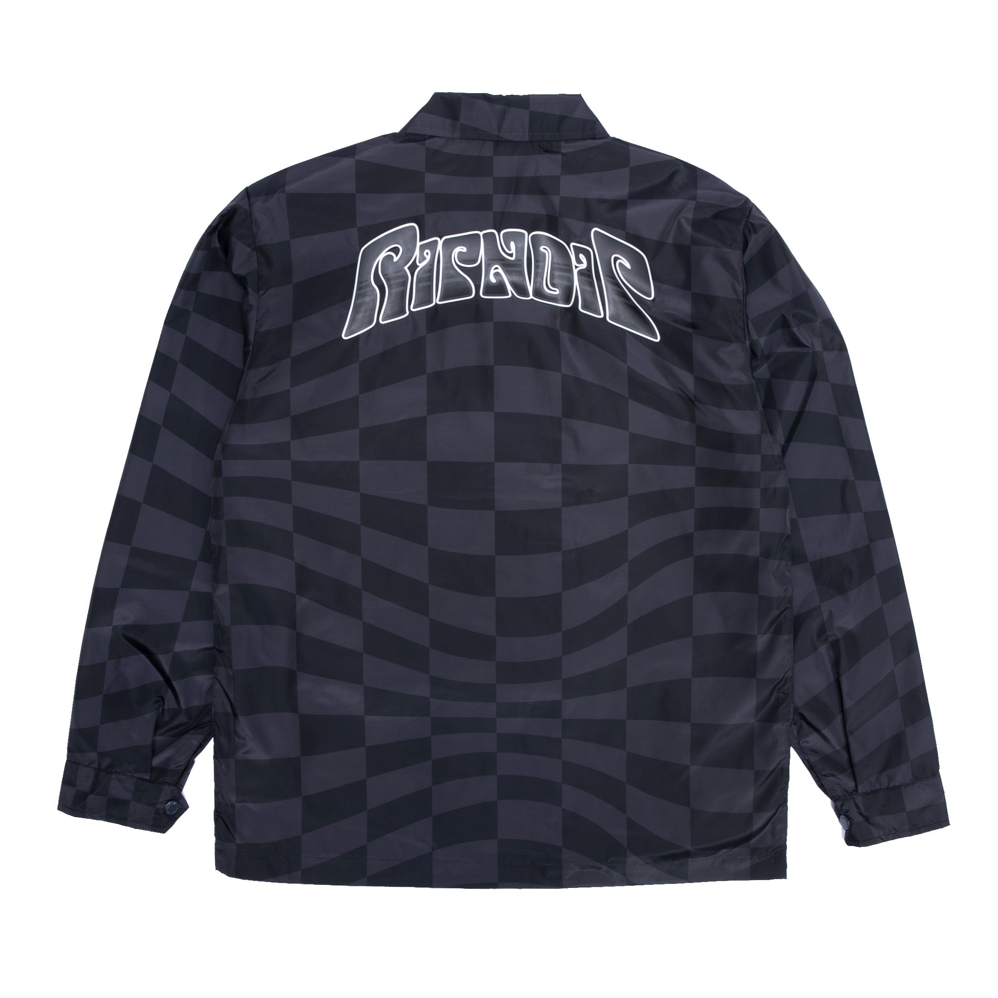 RIPNDIP Checked Coaches Jacket (Black/Charcoal)