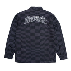 RIPNDIP Checked Coaches Jacket (Black/Charcoal)