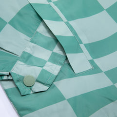 RIPNDIP Checked Coaches Jacket (Military Green)