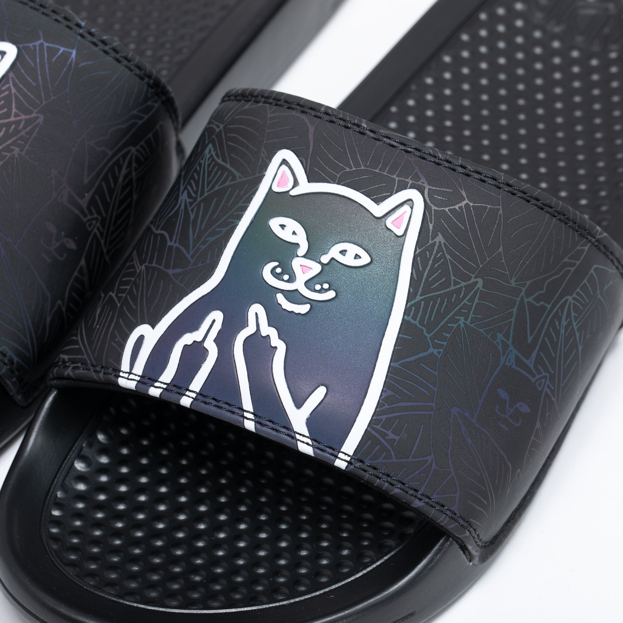 RIPNDIP Lord Jermal Leaf Camo Slides (3M Iridescent)