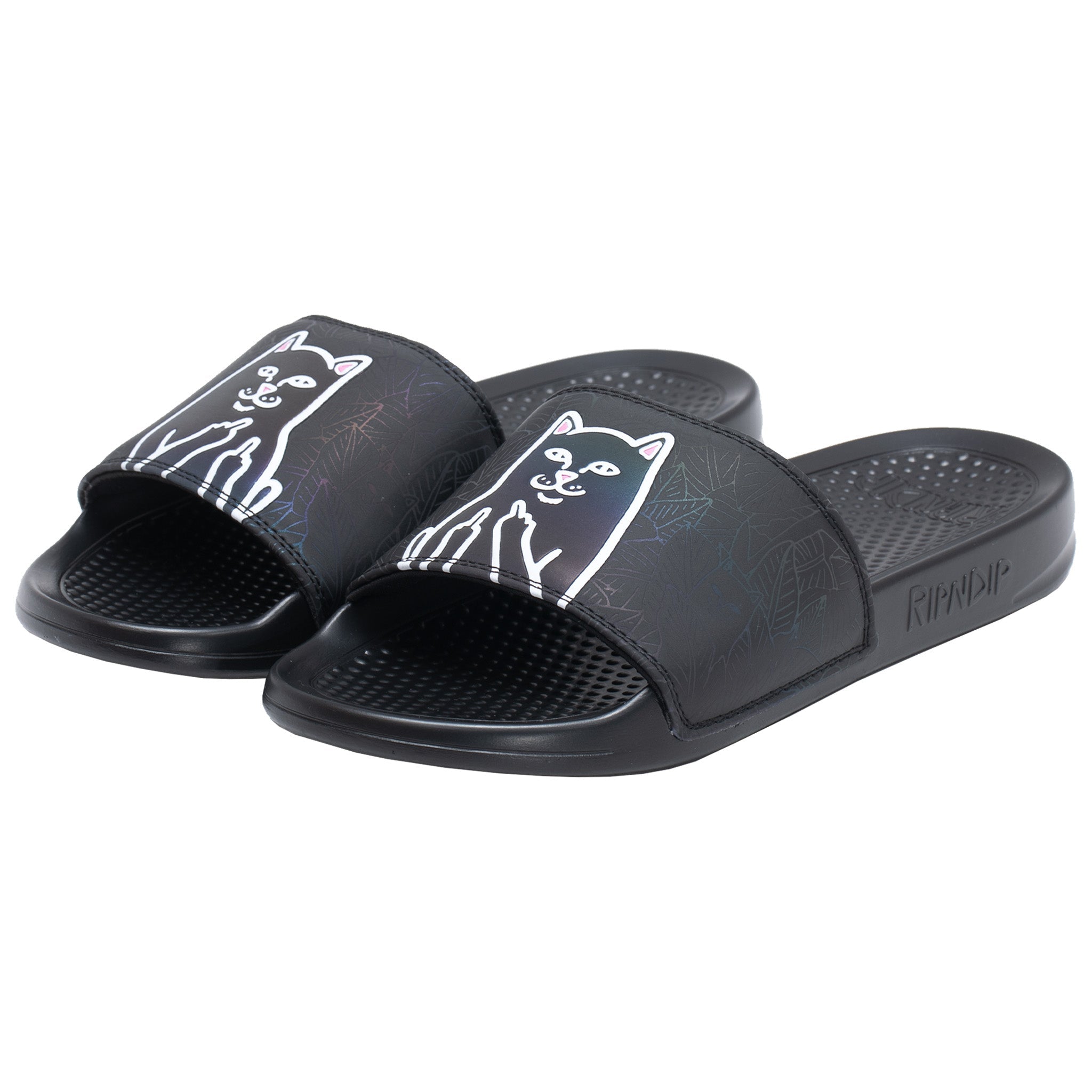 RIPNDIP Lord Jermal Leaf Camo Slides (3M Iridescent)