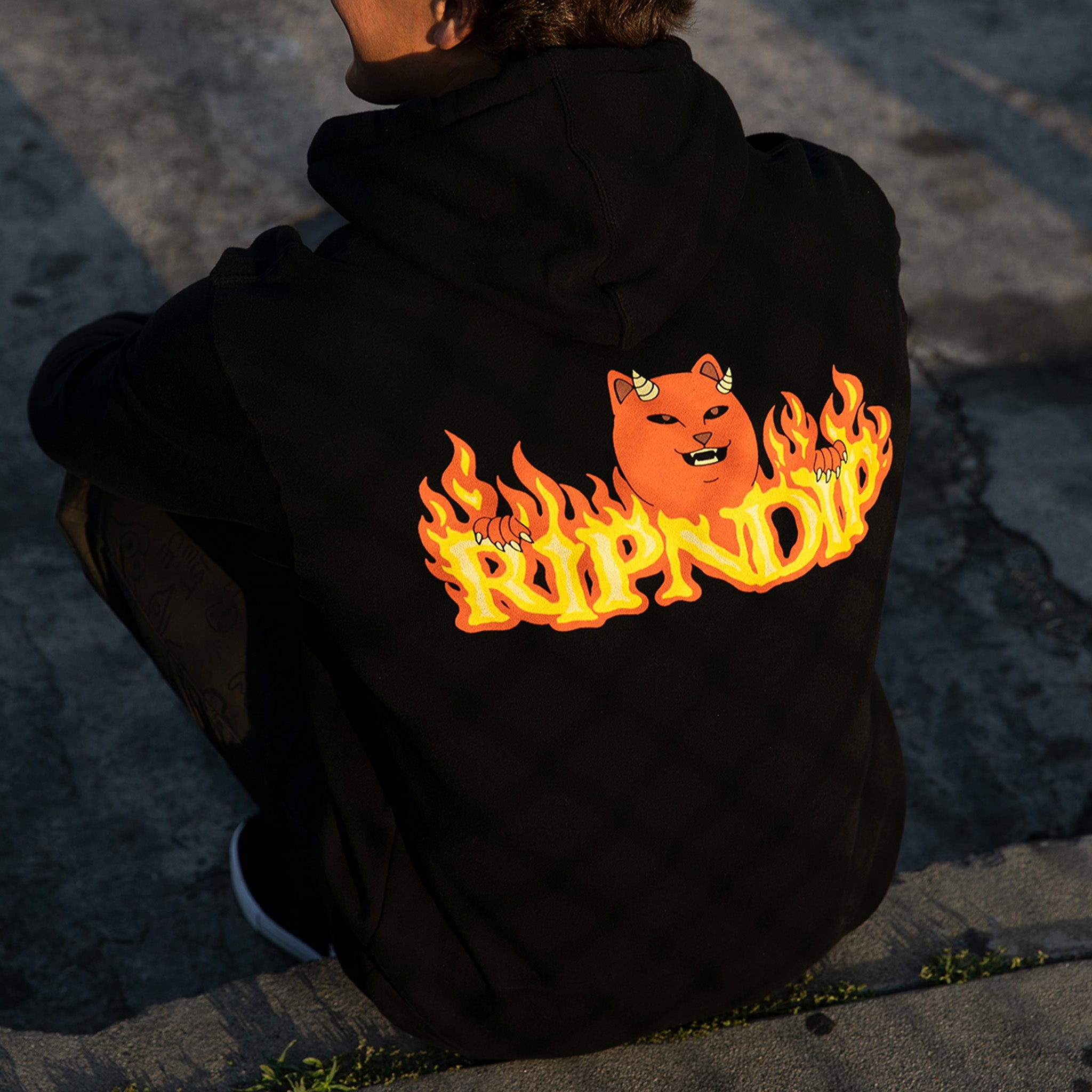 RIPNDIP Devils Work Hoodie (Black)