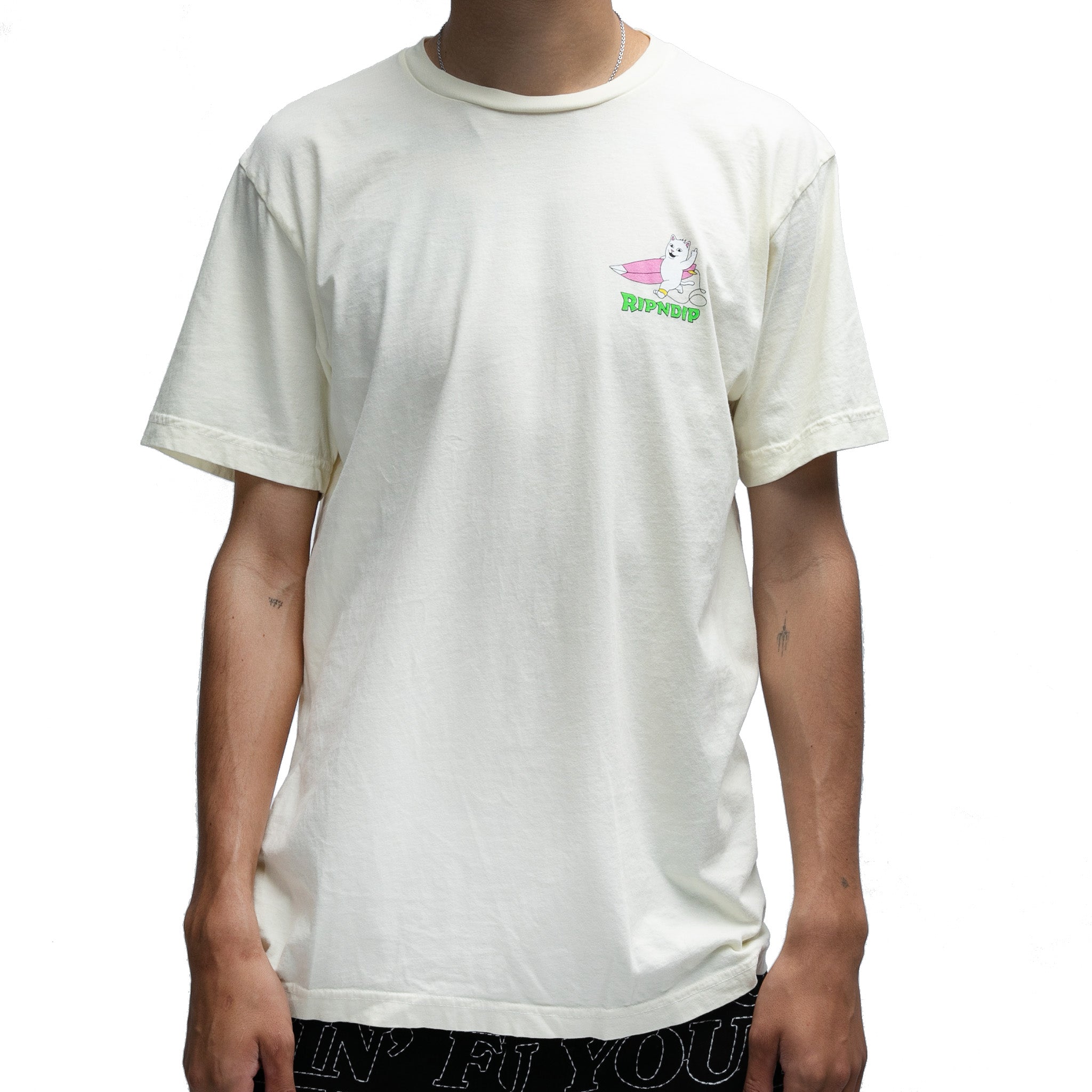 378610 Everybody Surfs Tee (Natural)