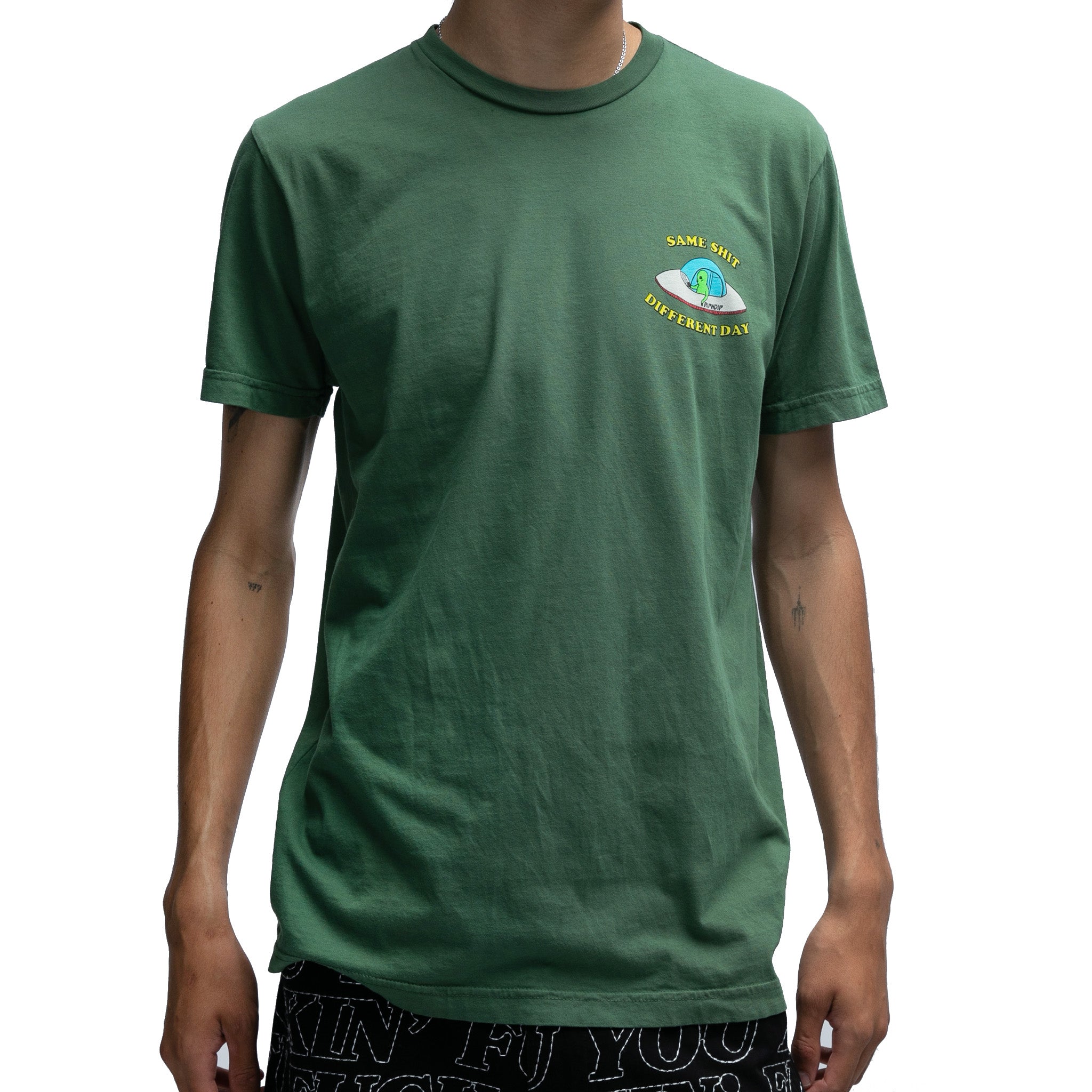 RIPNDIP Same Shit Different Day Tee (Olive)