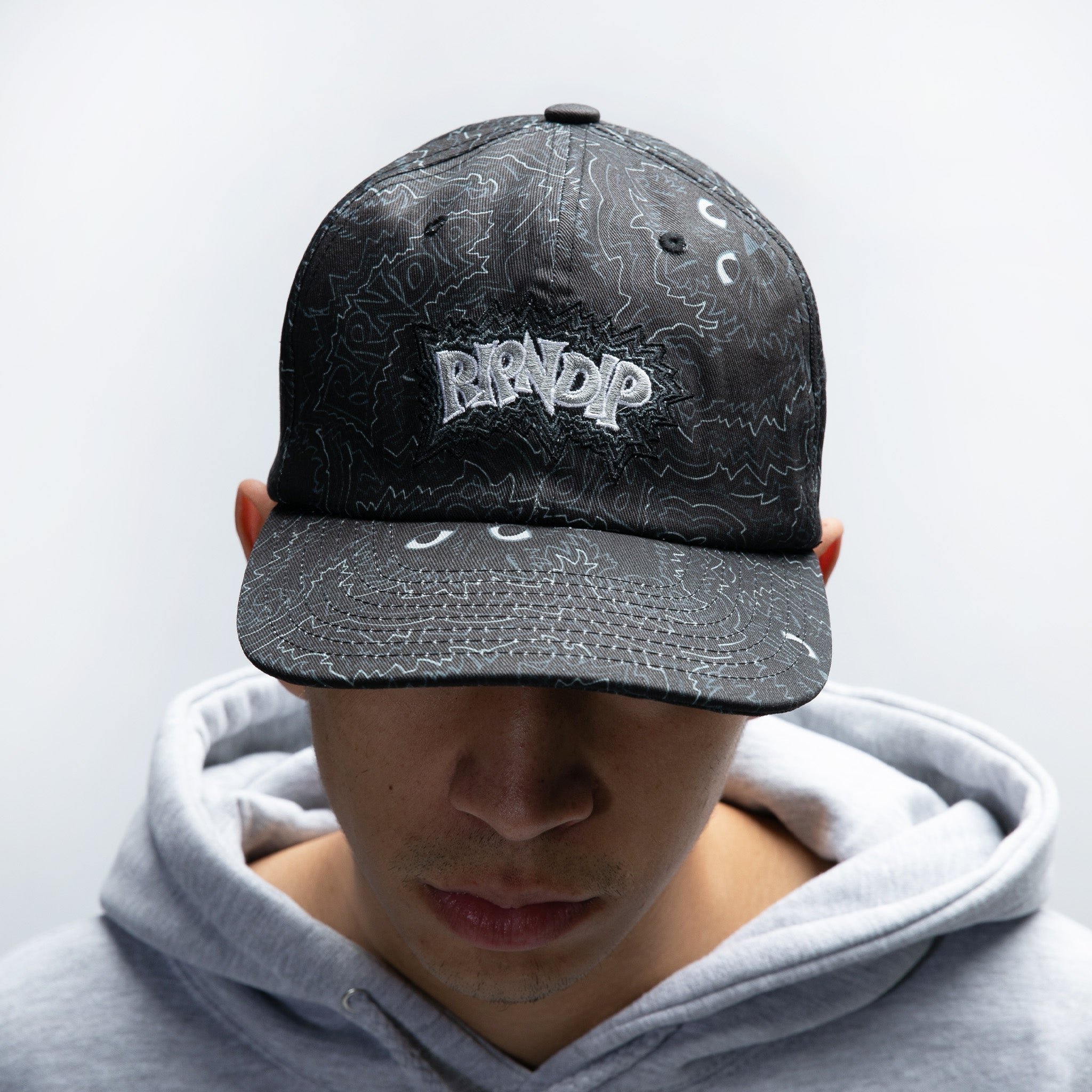 RIPNDIP Big Pussy Energy 6 Panel Hat (Black)