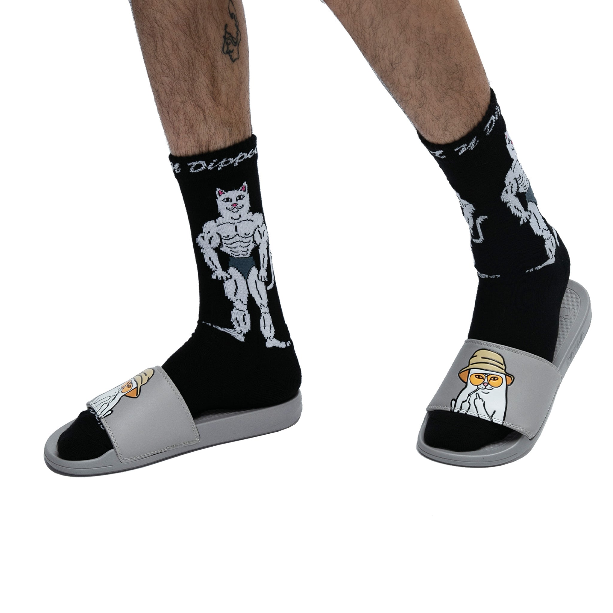 RIPNDIP Ripped N Dipped Socks (Black)
