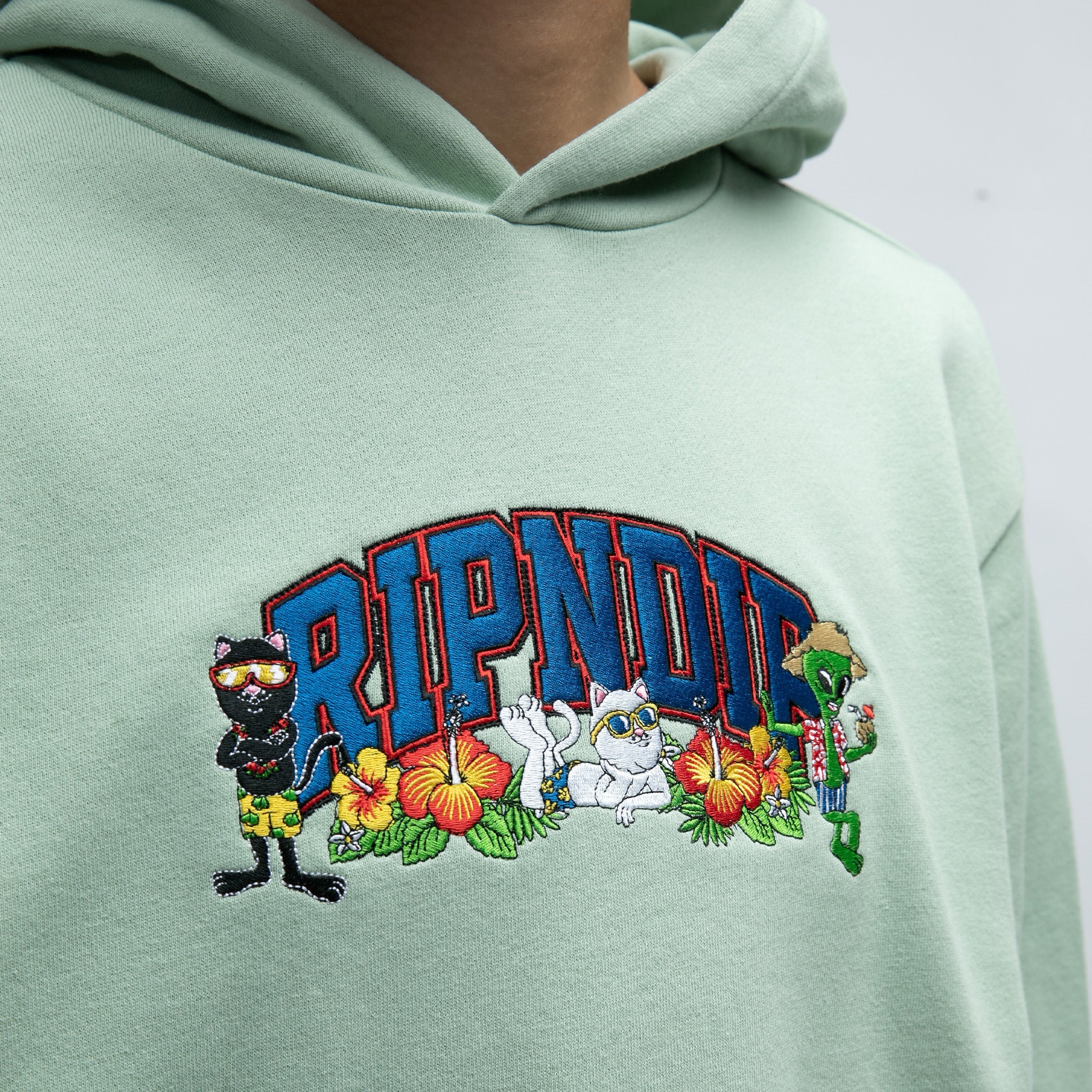 RIPNDIP Summer Friends Hoodie (Sage)
