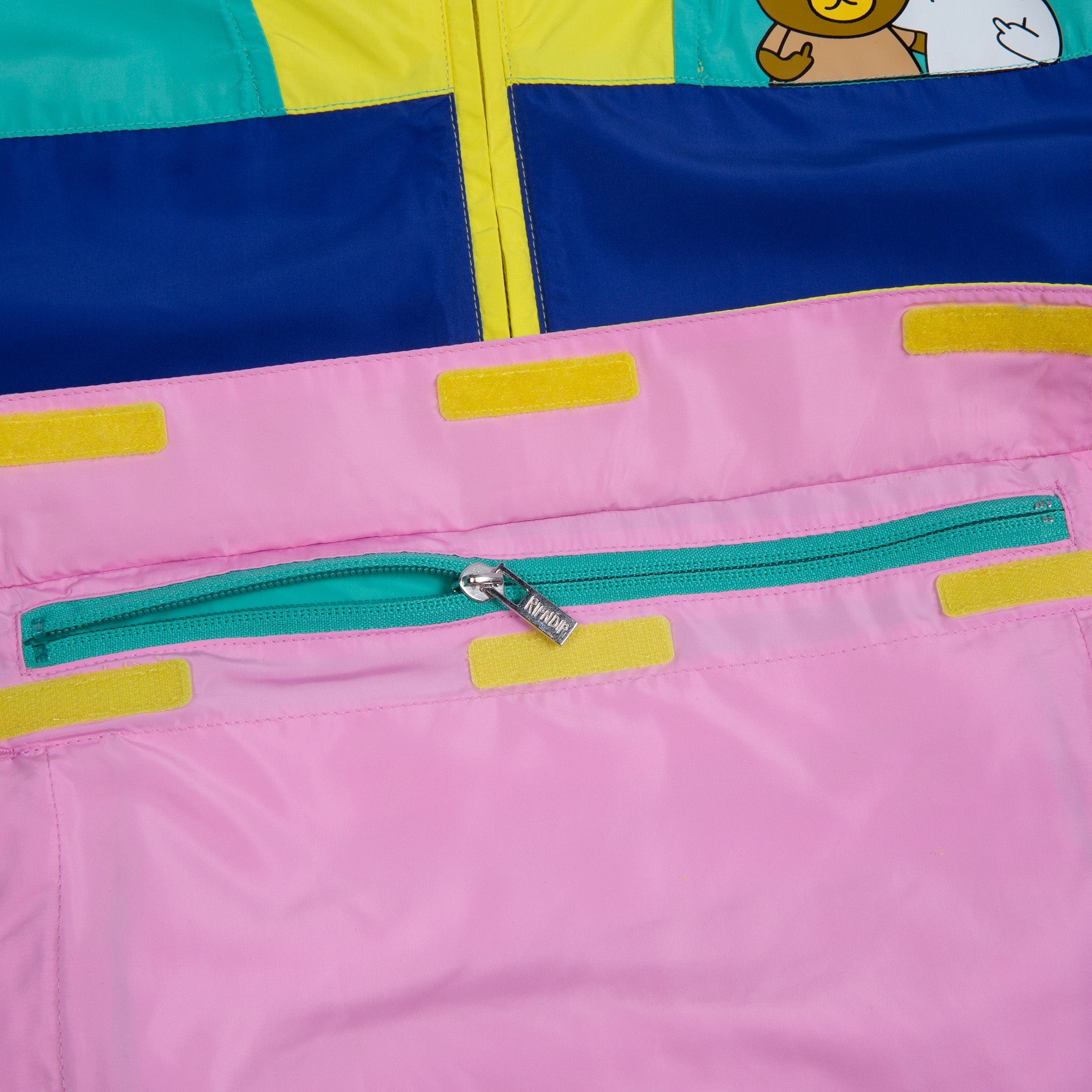 RipNDip Ripndip Teddy Fresh Packable Anorak Jacket (Multi)