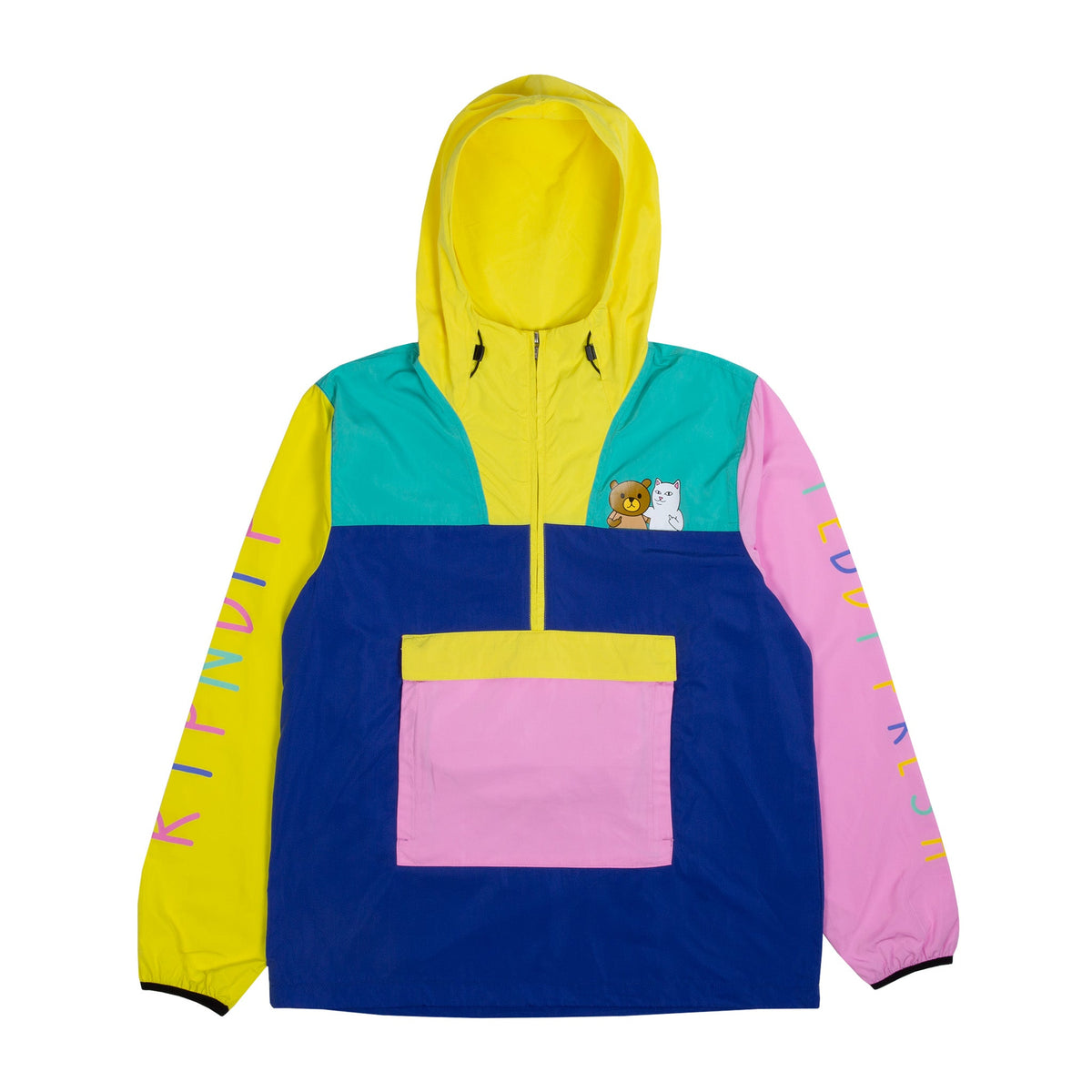 RipNDip Ripndip Teddy Fresh Packable Anorak Jacket (Multi)