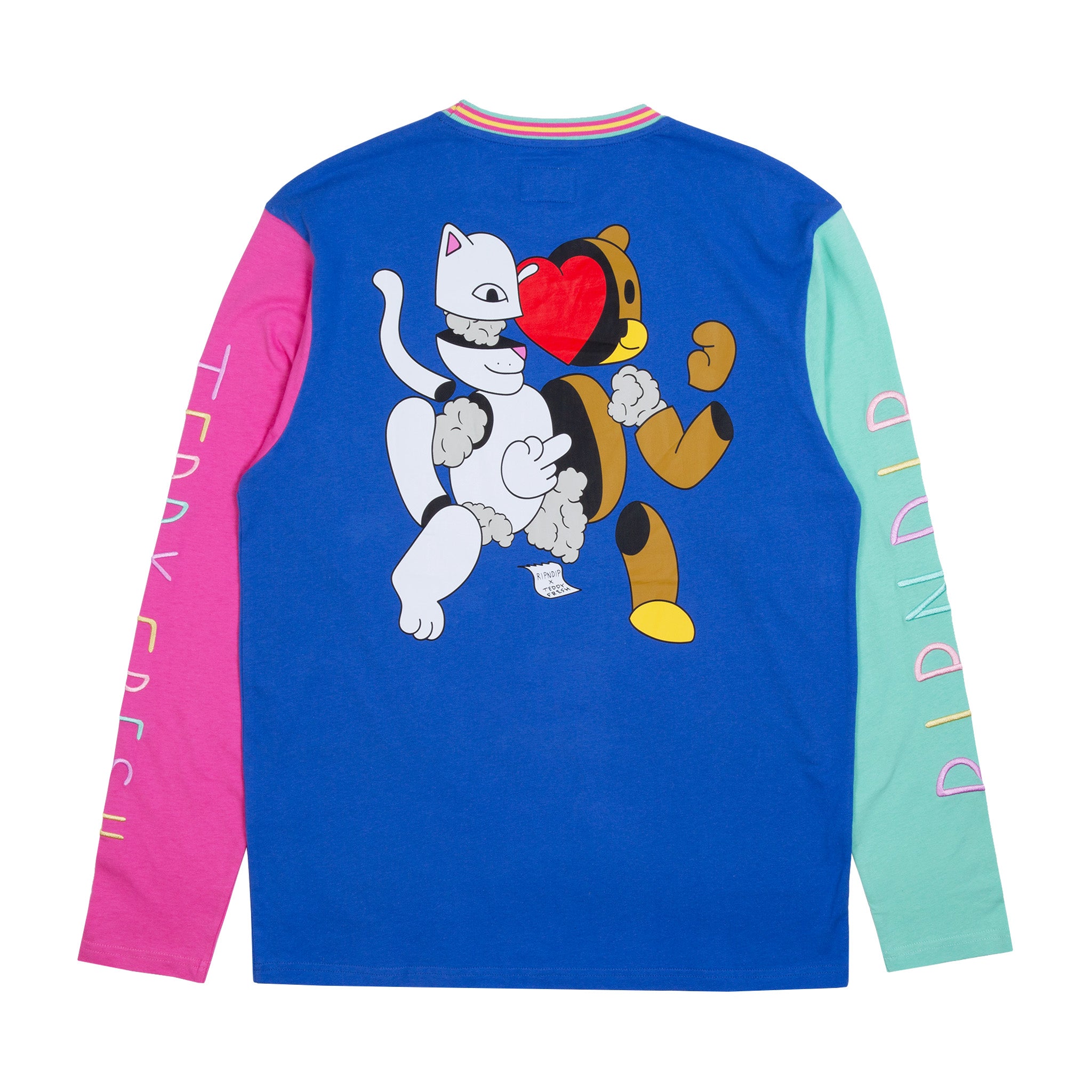 RIPNDIP Ripndip Teddy Fresh 2.0 Color Block L/S (Multi)