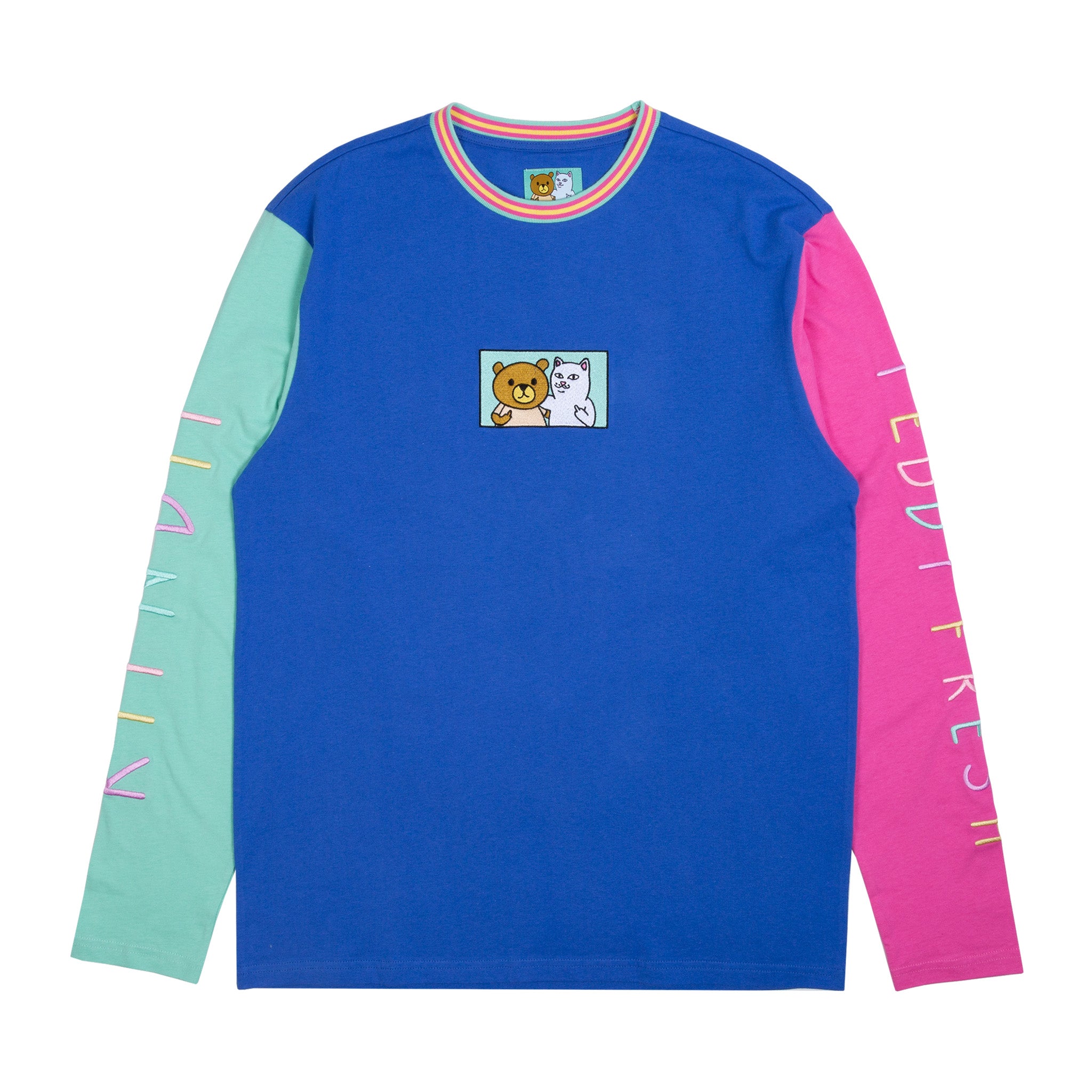 RIPNDIP Ripndip Teddy Fresh 2.0 Color Block L/S (Multi)