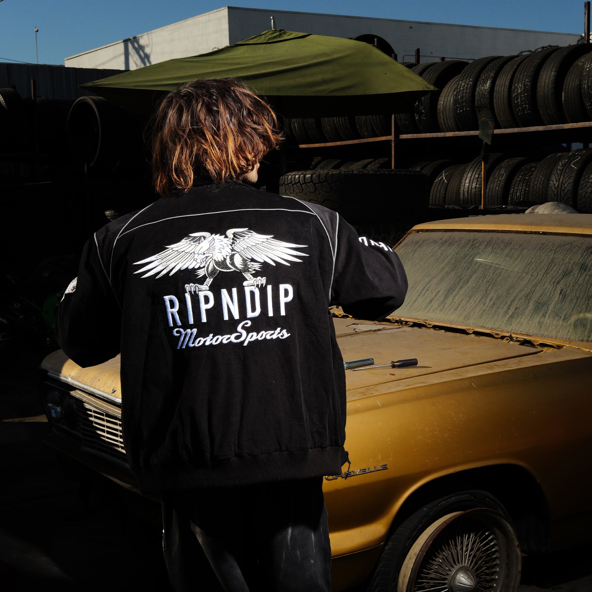 RIPNDIP RND Motorsports Jacket (Black)