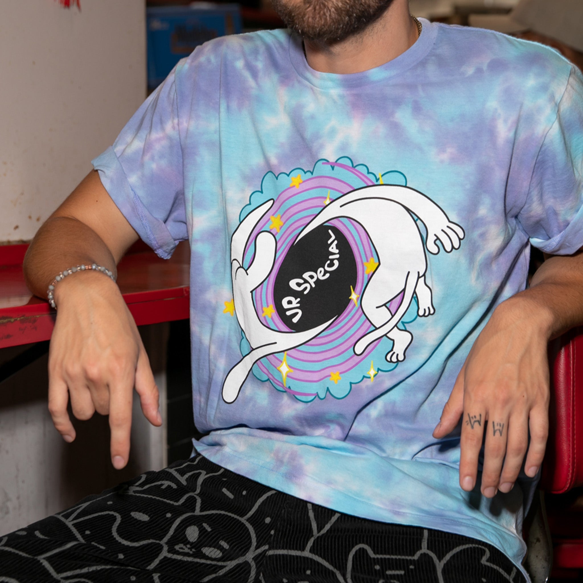 RIPNDIP Special Vortex Tee (Baby Blue/Lavender)