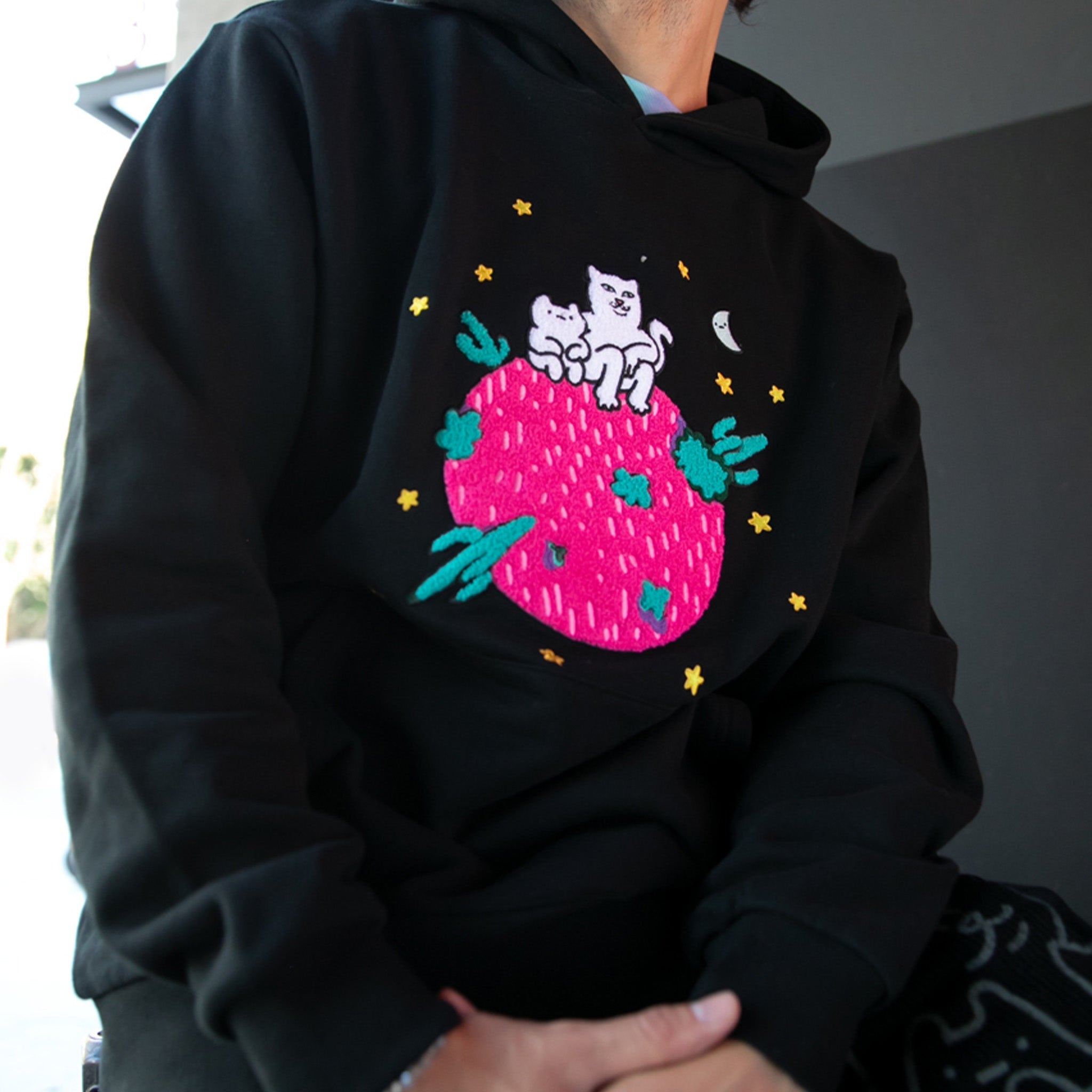 RIPNDIP Buddies In Space Hoodie (Black)