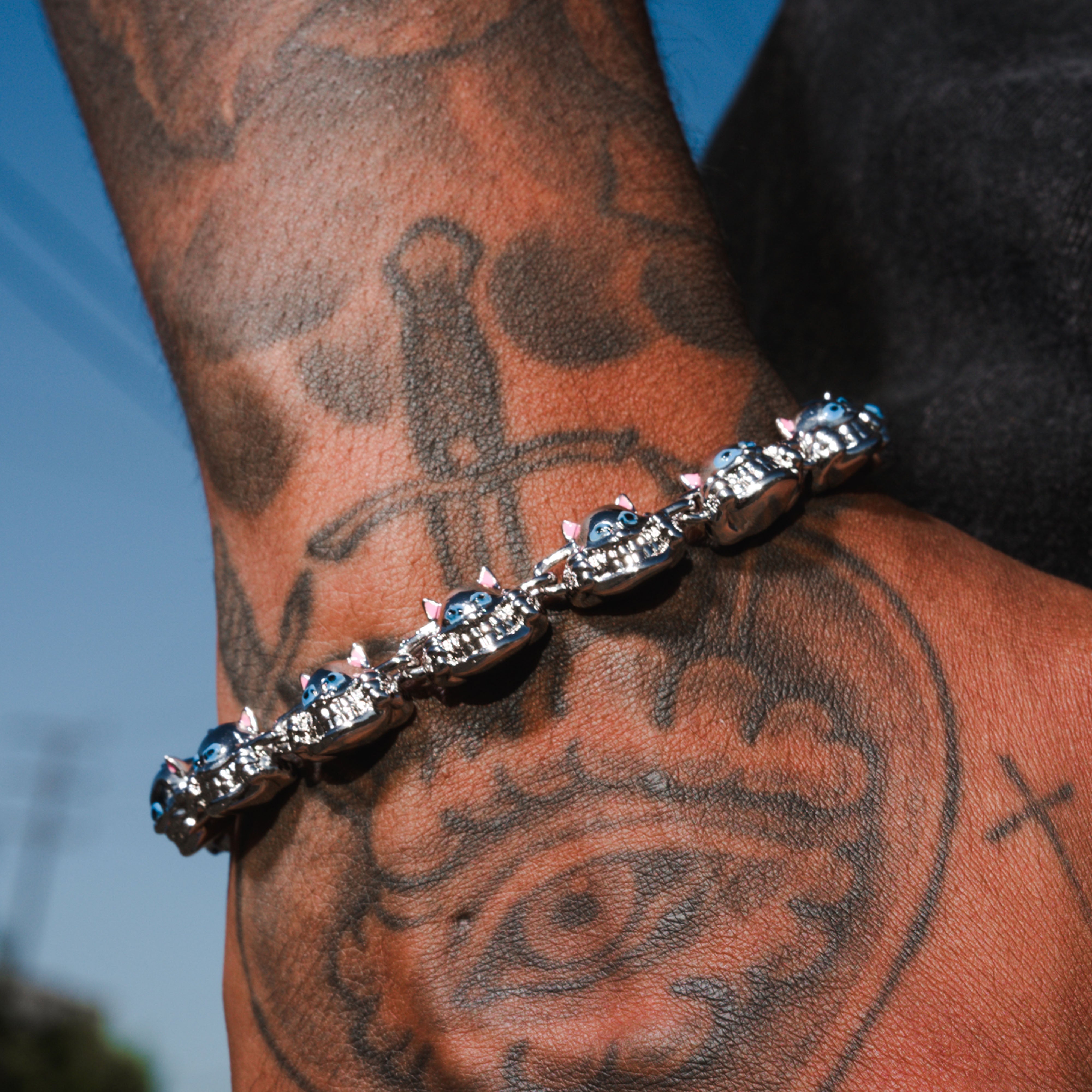 RIPNDIP Ripndip x King Ice Bracelet (Silver)