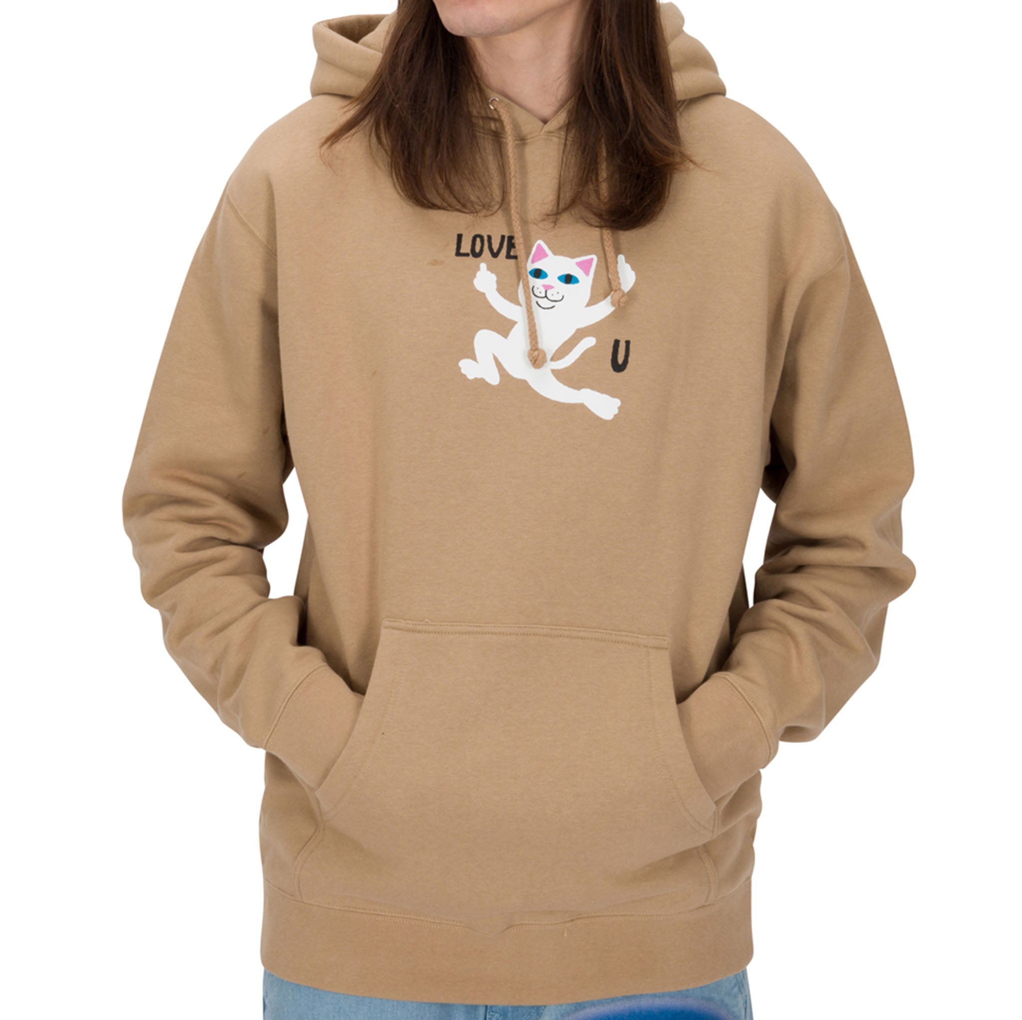 RIPNDIP Love U Hoodie (Sandstone)