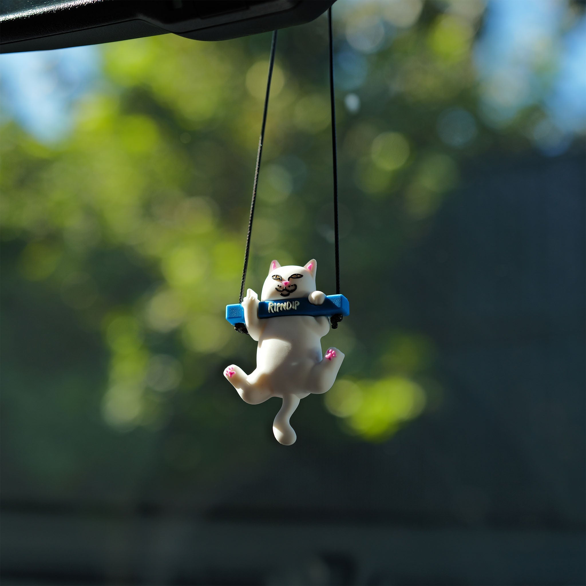 RIPNDIP Lord Nermal Car Ornament (White)