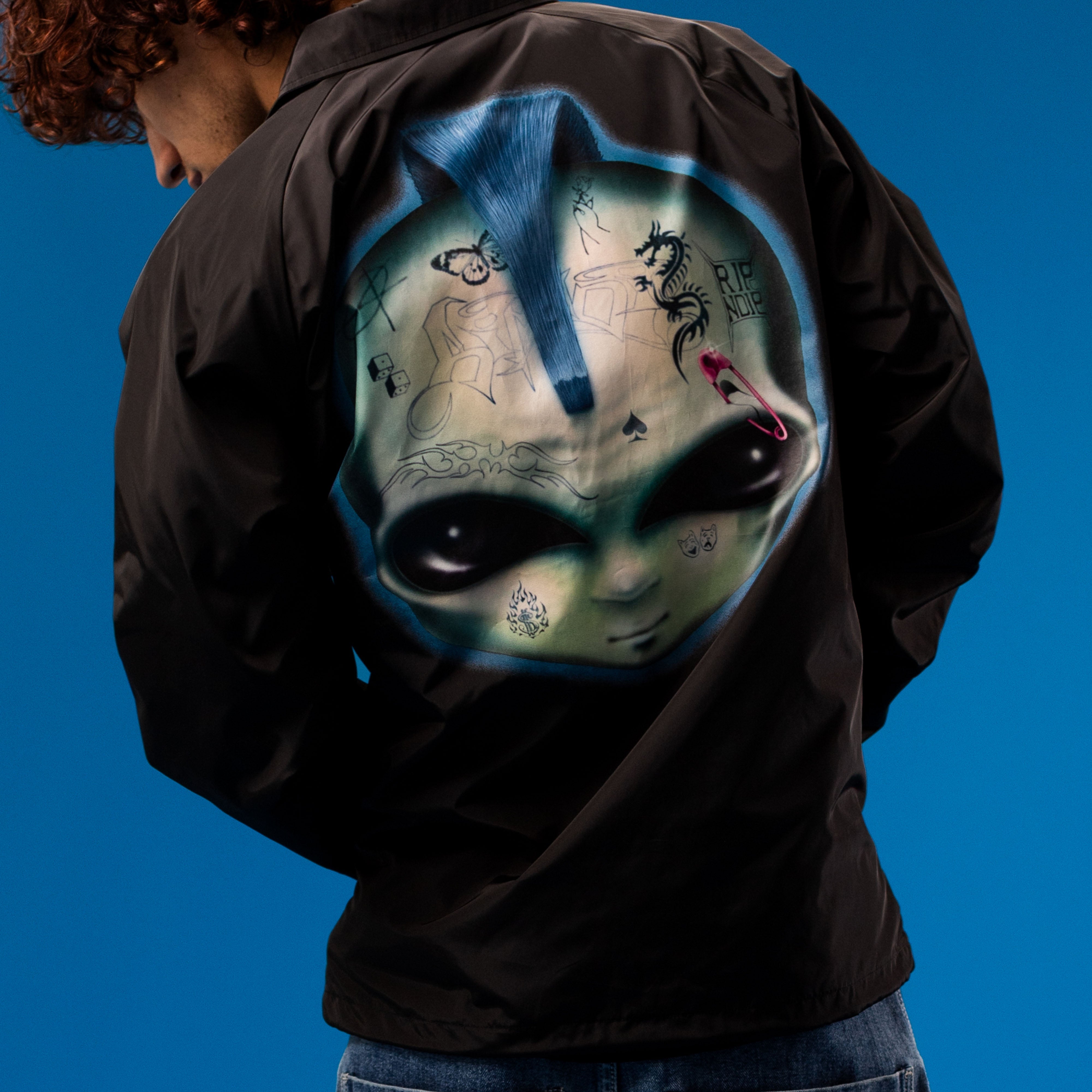 RIPNDIP Squabble Up Coach Jacket (Black)