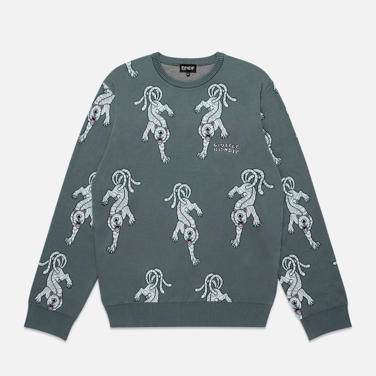 RIPNDIP Isobu Nerm Knit Sweater (Grey)