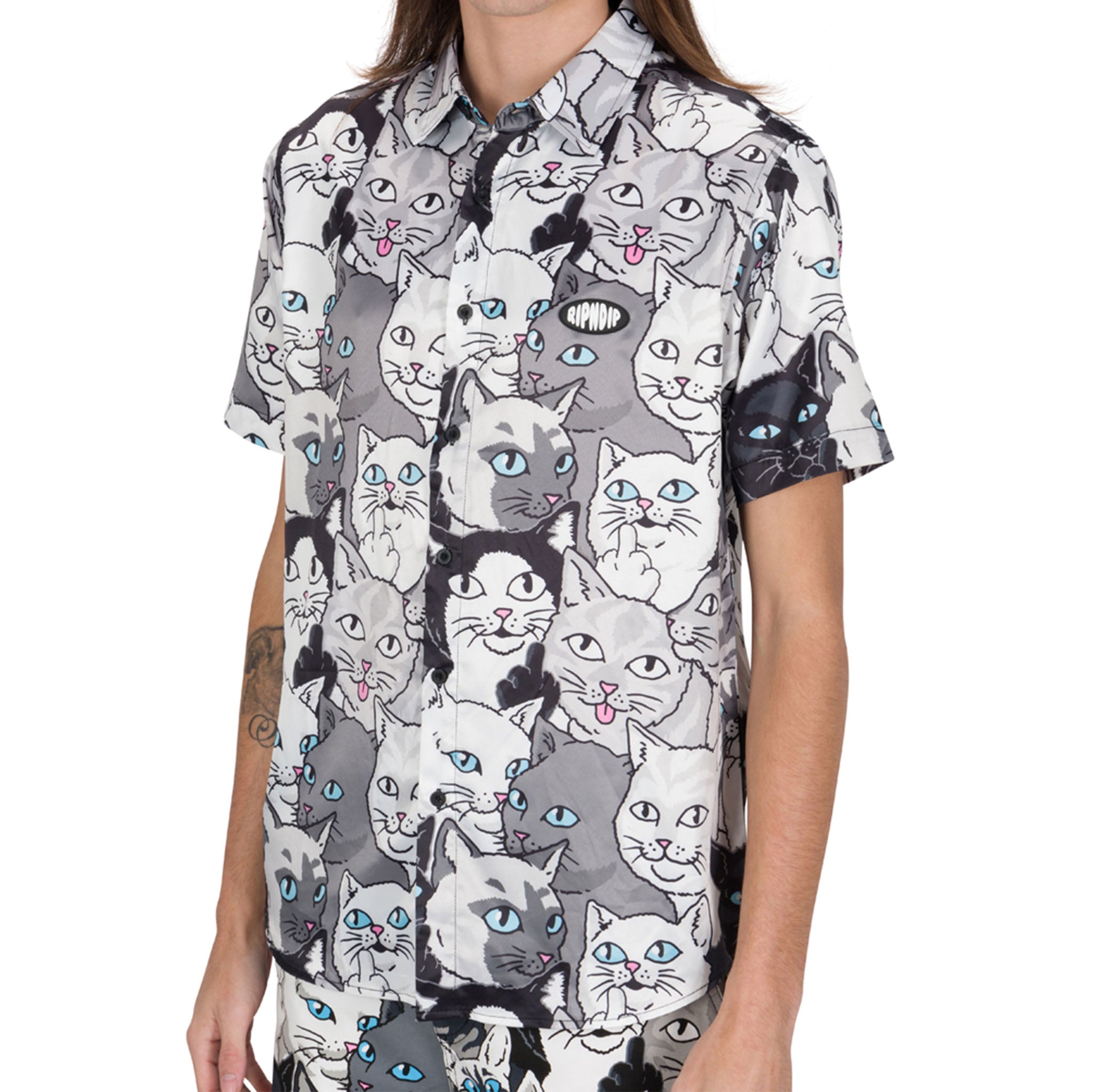 RIPNDIP Family Tree Button Up (Black)