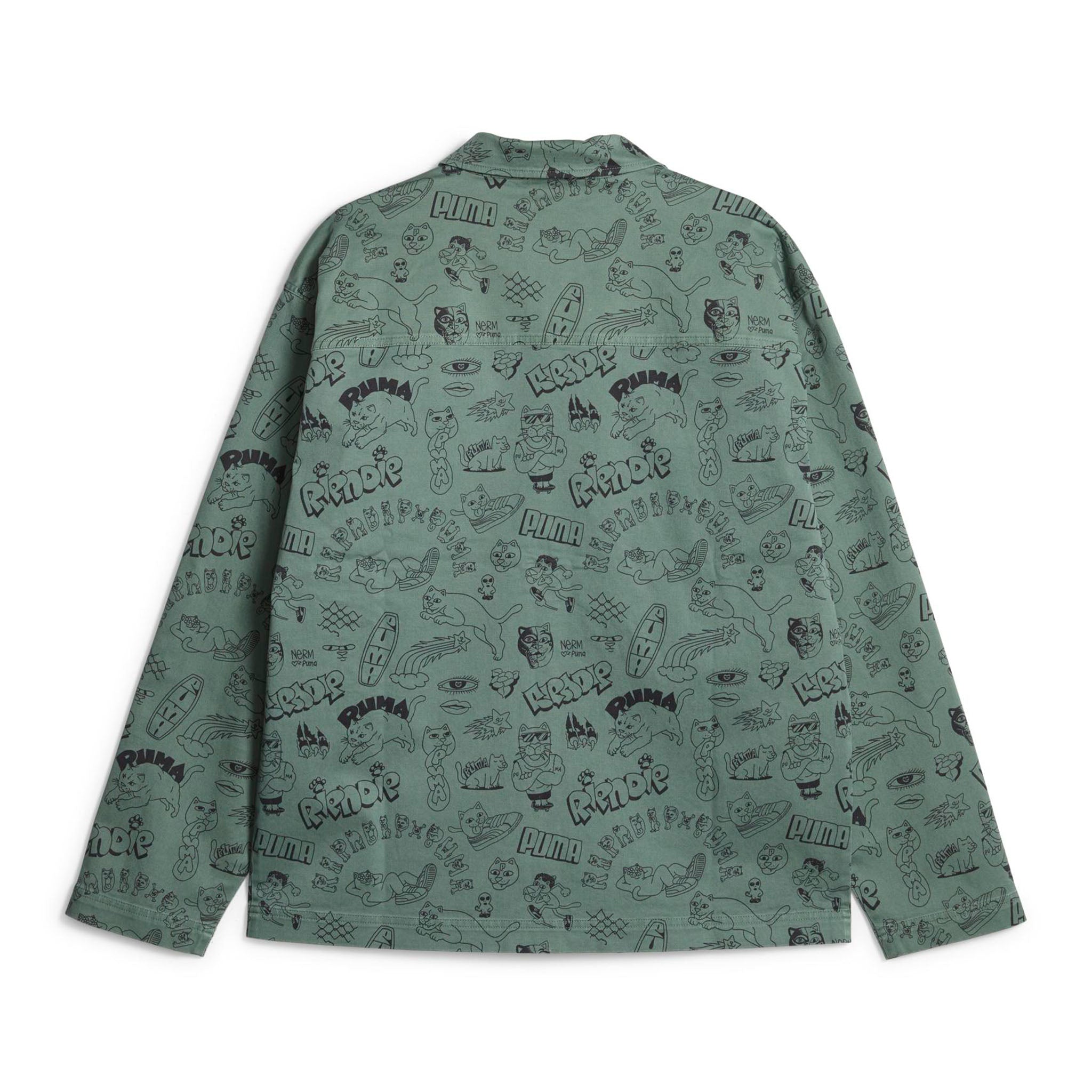 RIPNDIP PUMA X RIPNDIP AOP Twill Jacket (Eucalyptus)