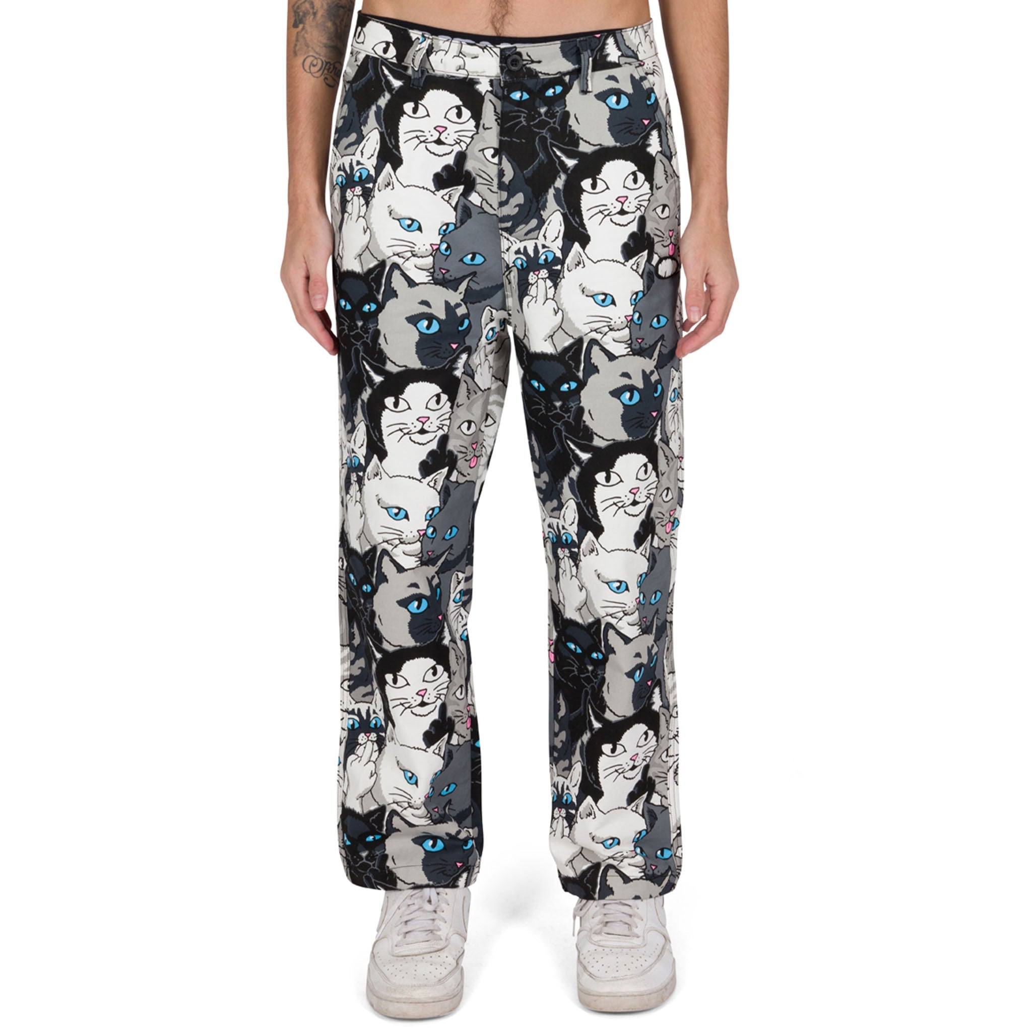 RIPNDIP Family Tree Wide Leg Pants (Black)