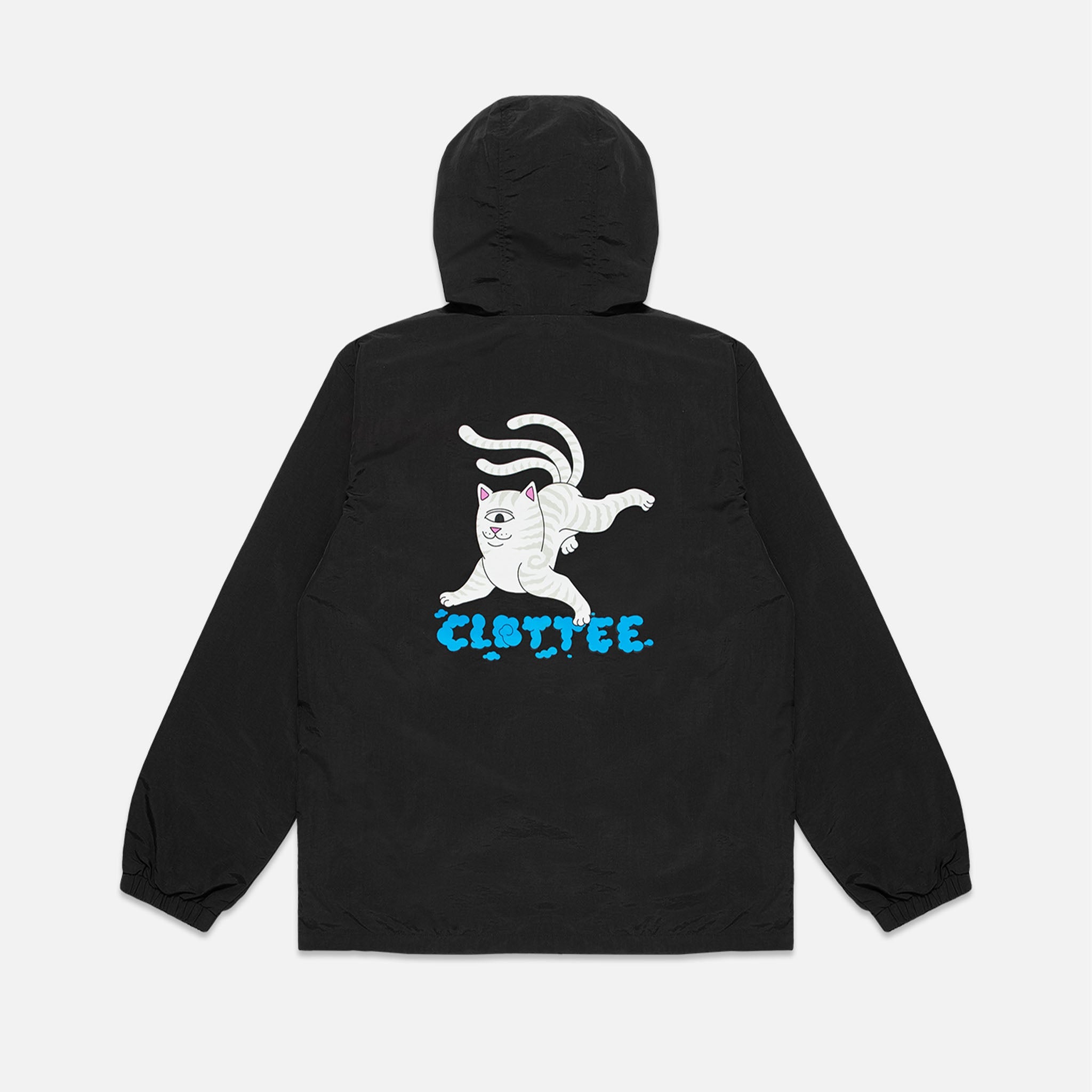 RIPNDIP Clottee Clouds Windbreaker Jacket (Black)