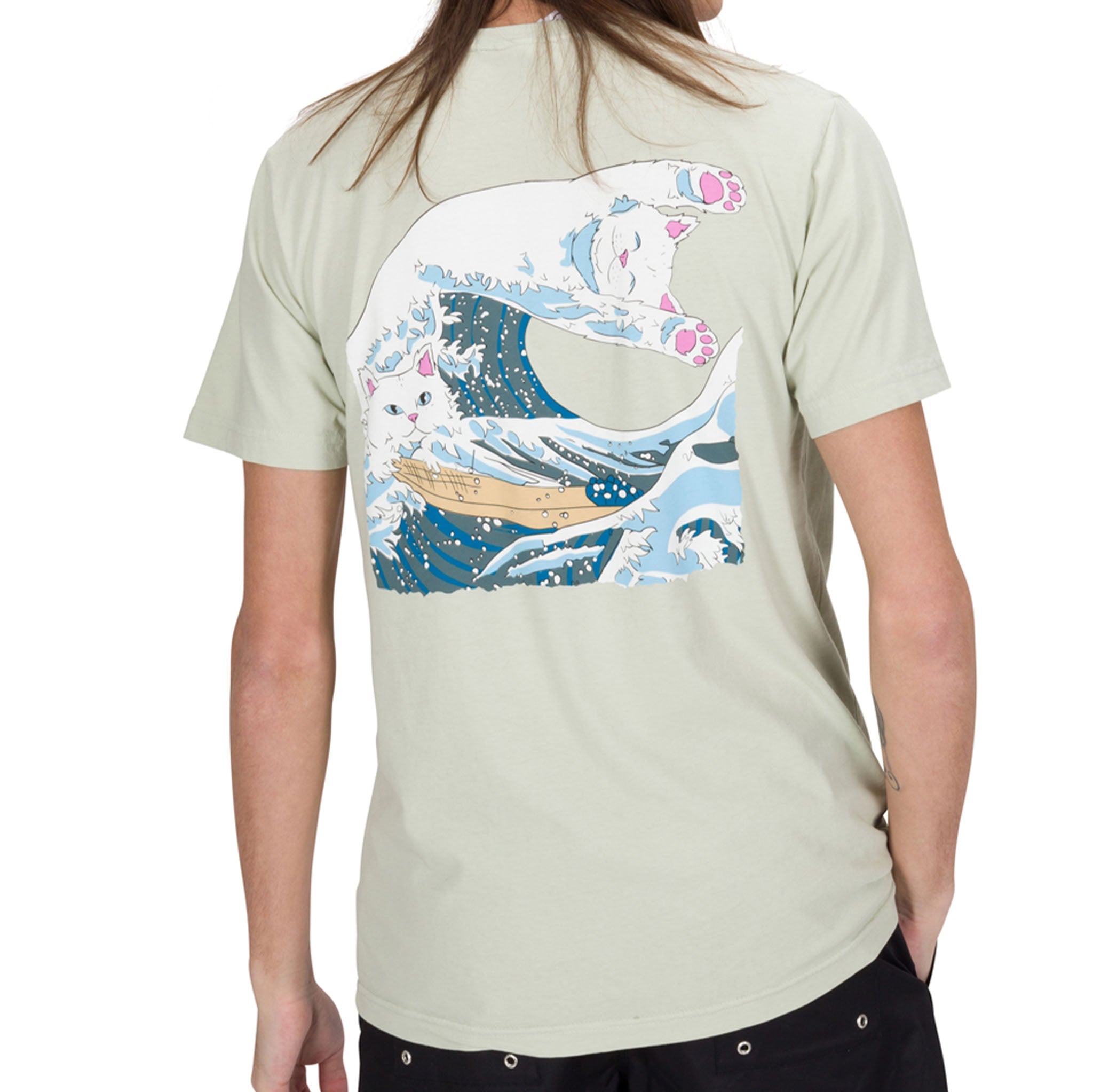 RIPNDIP Great Wave Tee (Sage)