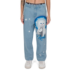 368211 Sprinkles Wide Leg Denim Pants (Medium Wash)