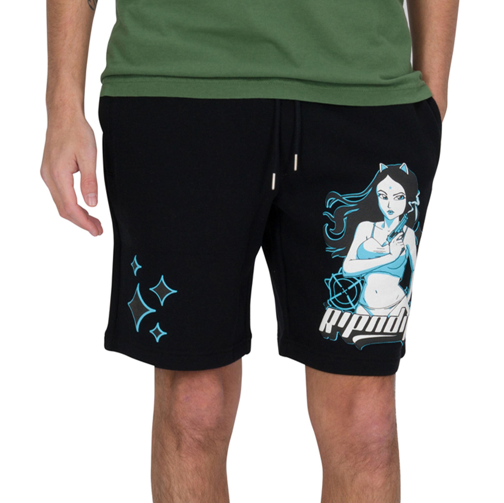 RIPNDIP Desperado Sweatshorts (Black)