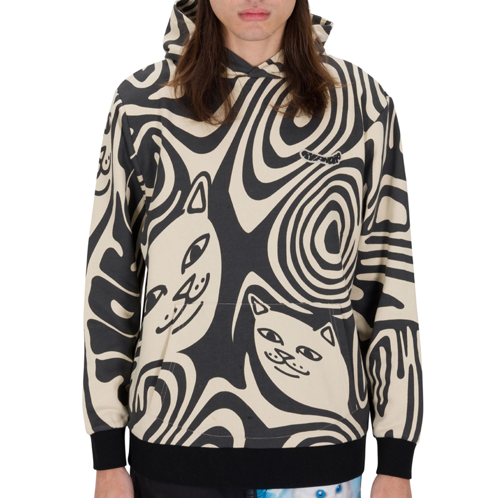 RIPNDIP Hypnotic Hoodie (Black/Cream)