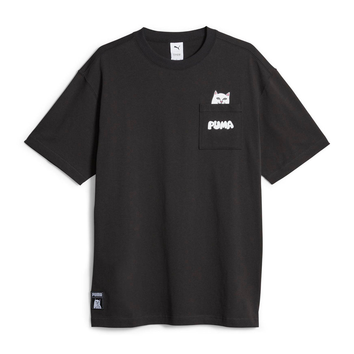 RIPNDIP PUMA x RIPNDIP Lord Nermal Pocket Tee (Black)