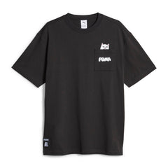 RIPNDIP PUMA x RIPNDIP Lord Nermal Pocket Tee (Black)