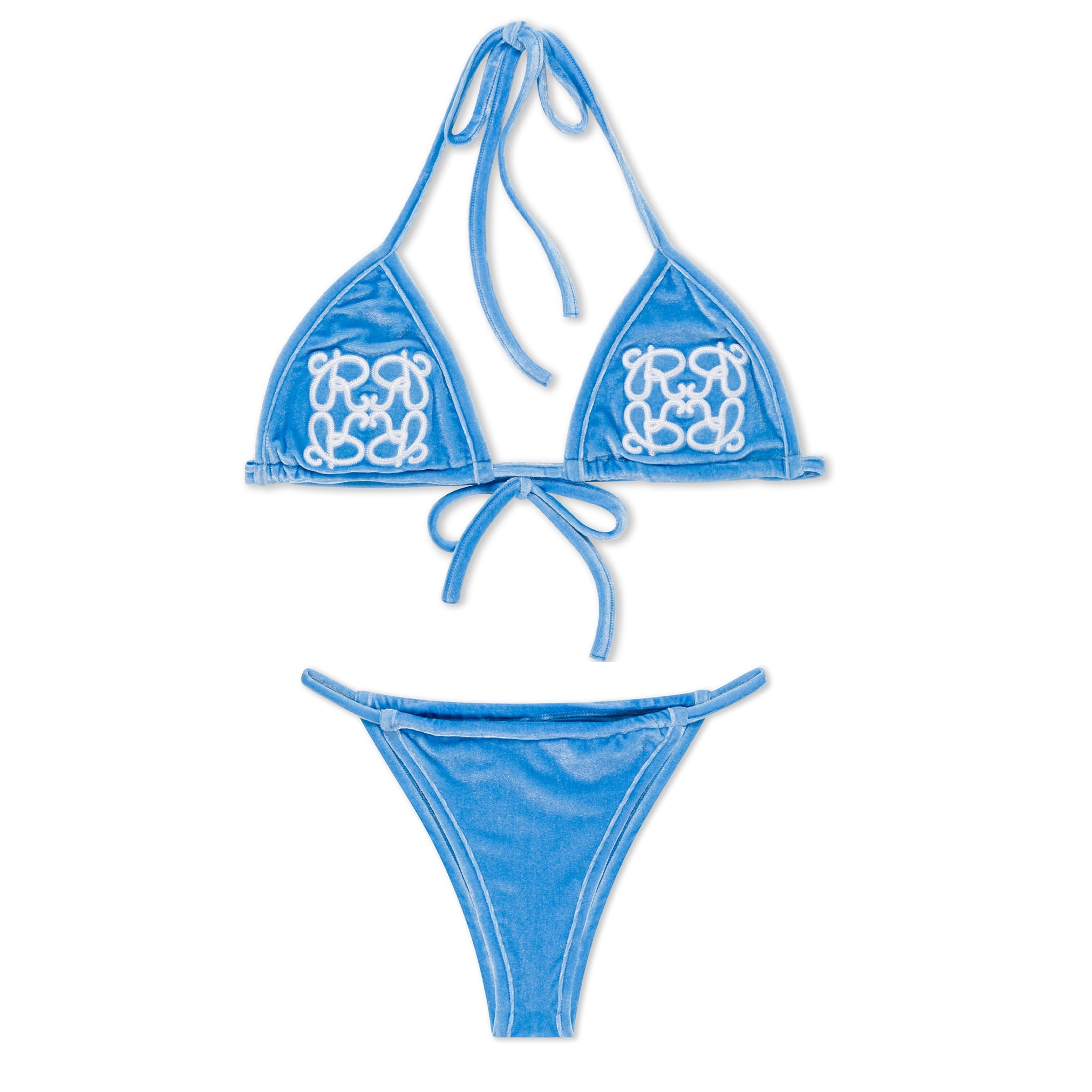 RIPNDIP Ranagram 2pc Bikini Set (Light Blue)