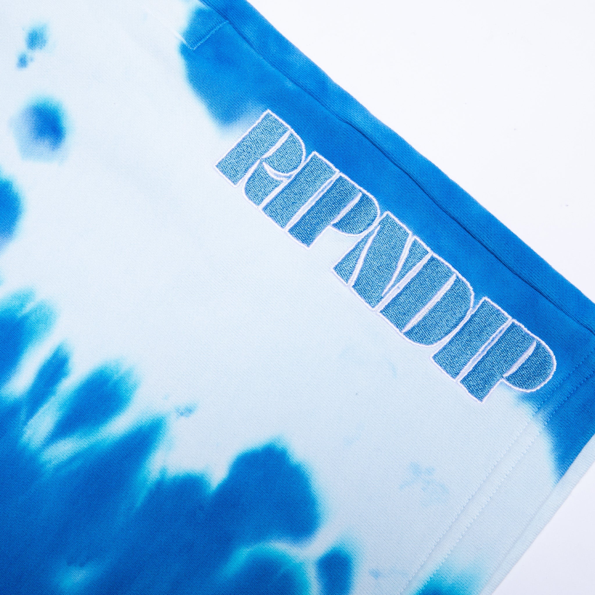 RIPNDIP Wilshire Sweatshorts (Blue Stripe Dye)