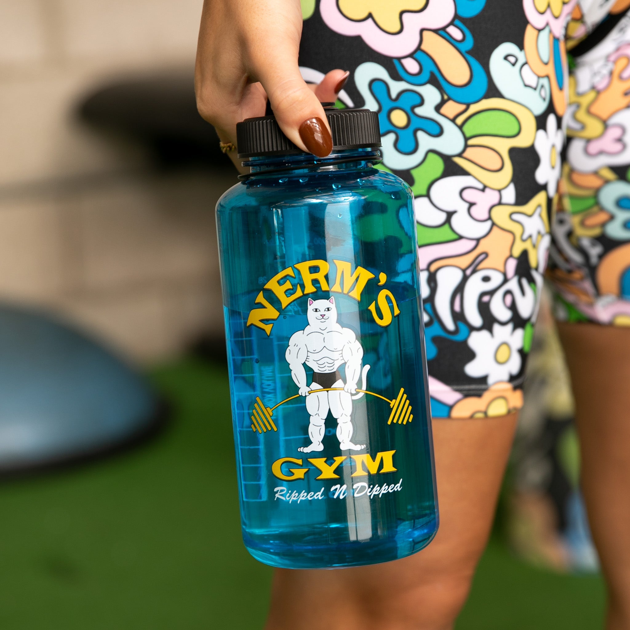 RIPNDIP Ripped N Dipped Water Bottle (Blue)