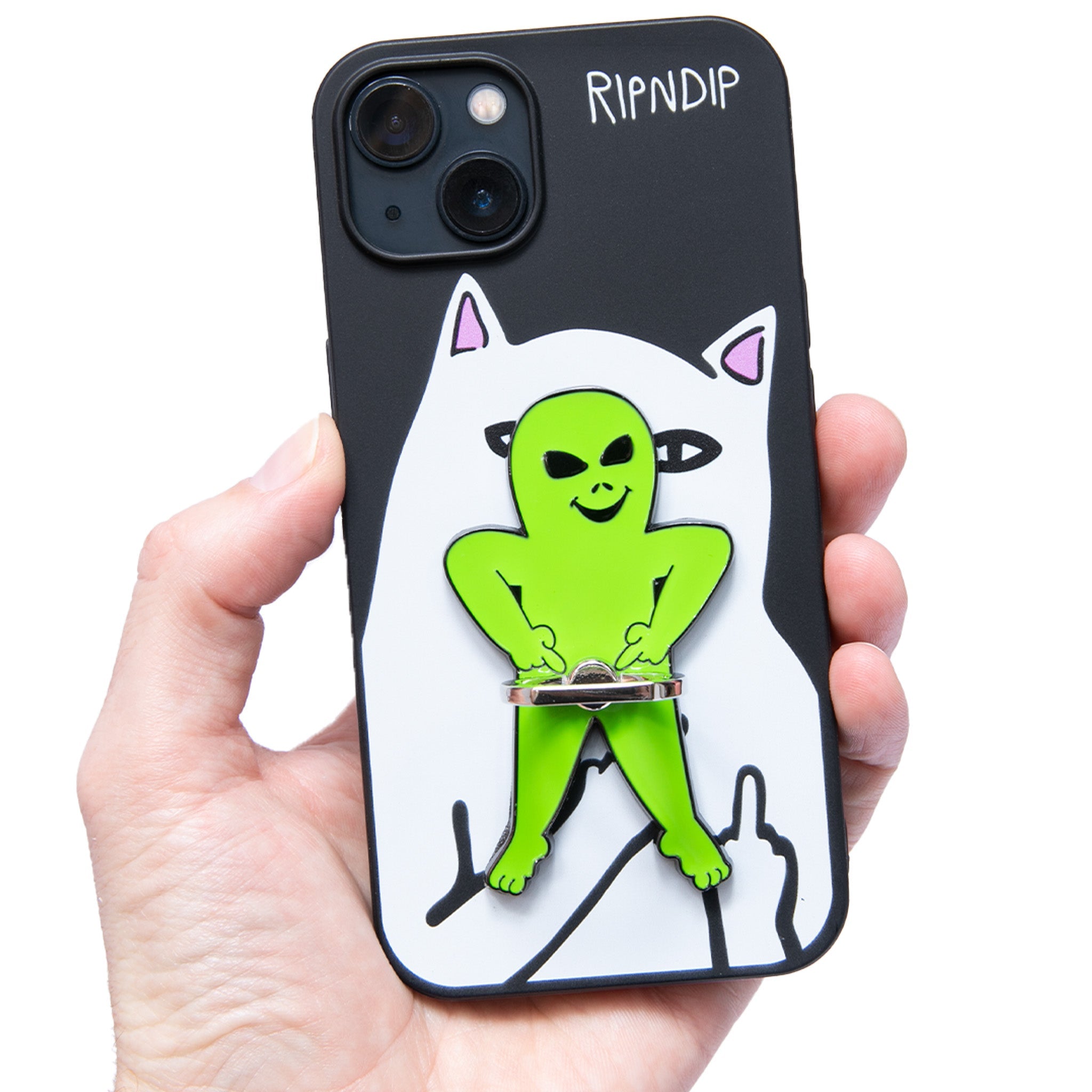 RIPNDIP Lord Alien Ring Phone Holder (Green)